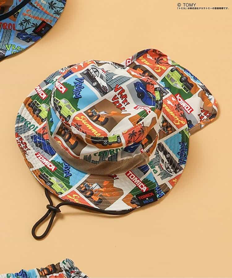🇯🇵預訂 日本直送🇯🇵Breeze x Tomica系列兩色車車滿印水陸兩用戶外遮陽帽
