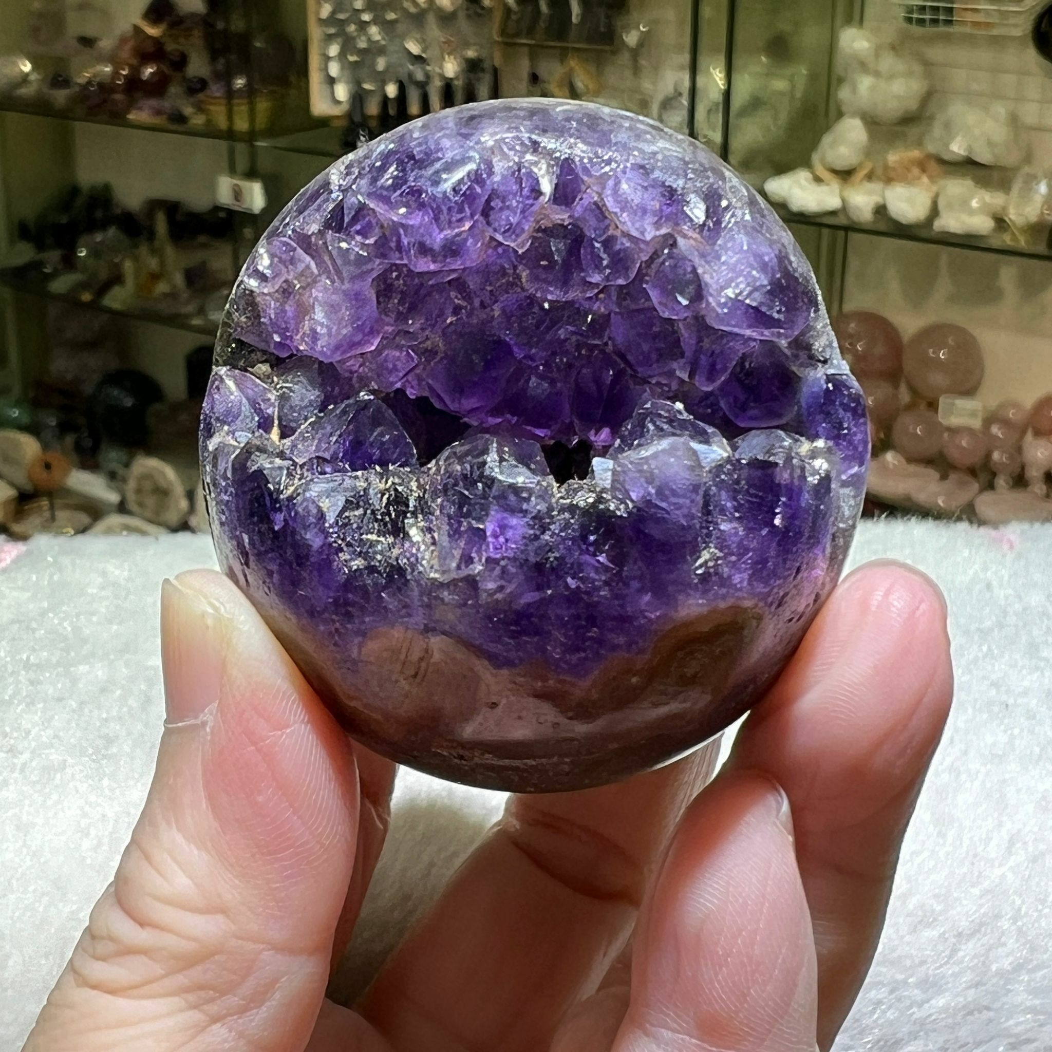 紫晶開口笑 5.2cm+/-