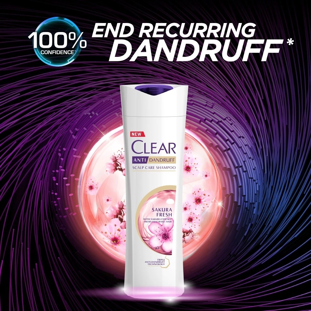 Clear Women Shampoo 300ml Sakura Fresh