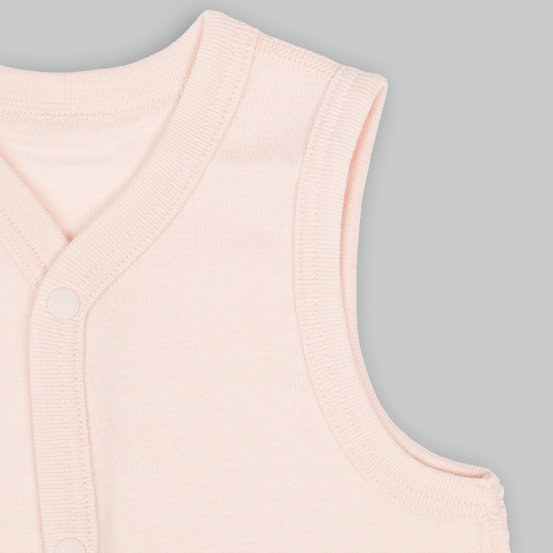 🇯🇵預訂 日本直送🇯🇵小兔印花純棉前開式無袖背心包屁衣兩件套