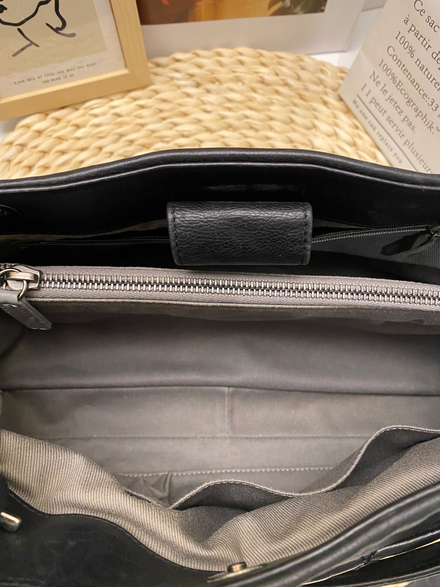 Chanel Quilted Crumpled Calfskin Tote Bag