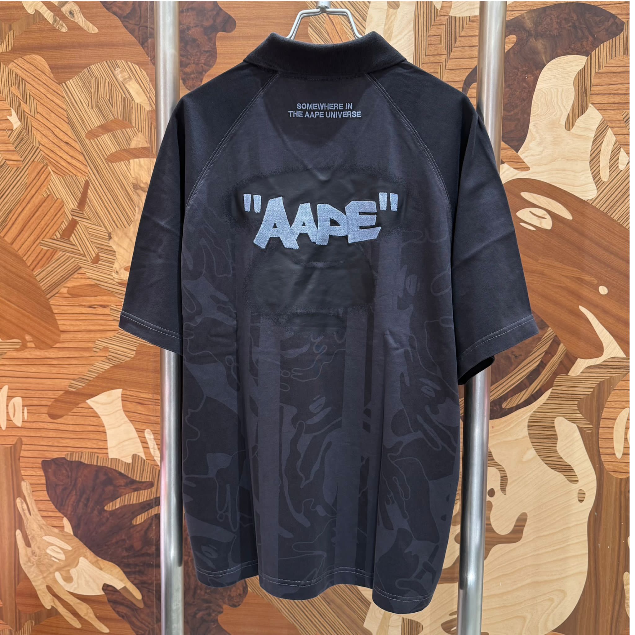 AAPE OVERSIZE fit AAPEUNVS moonface jersey tee (1942) 寬鬆版