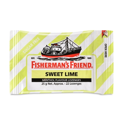 英國漁夫之寶潤喉糖健怡清甜青檸味25g