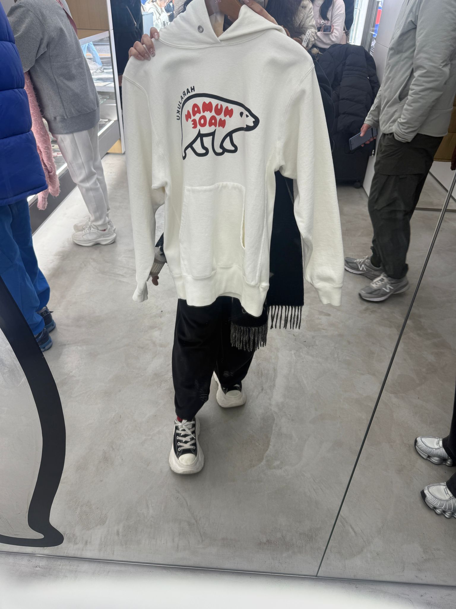 門市限定版 pink 心衛衣 S-xl black