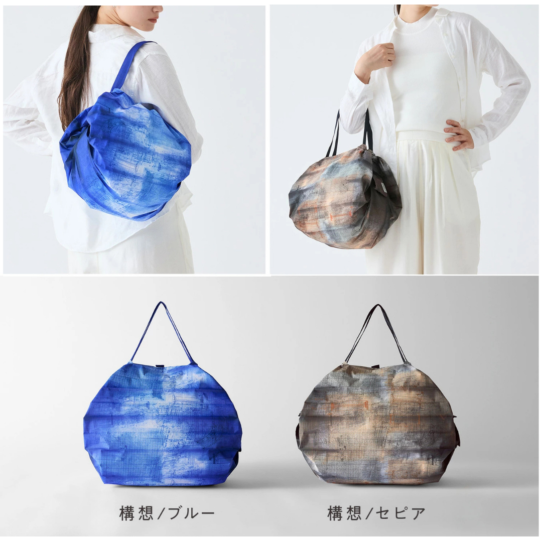 代購【2026新商品 日本直送Shupatto 10周年限量款 摺疊 環保袋｜Compact Foldable Bag 】