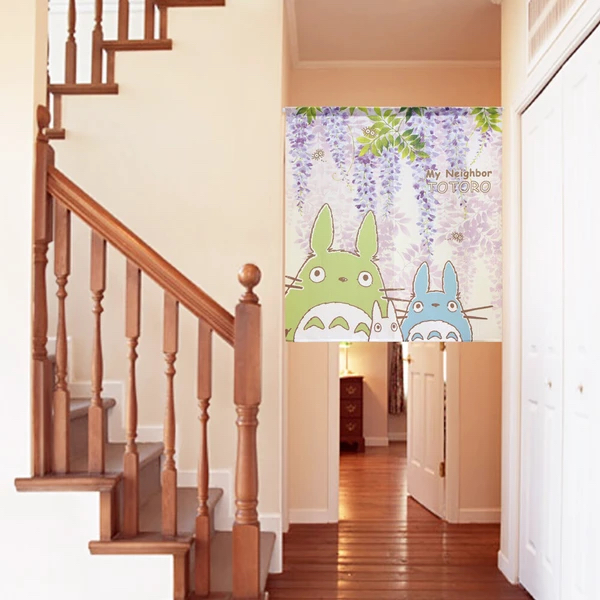 日本進口 龍貓“紫藤花” 門簾