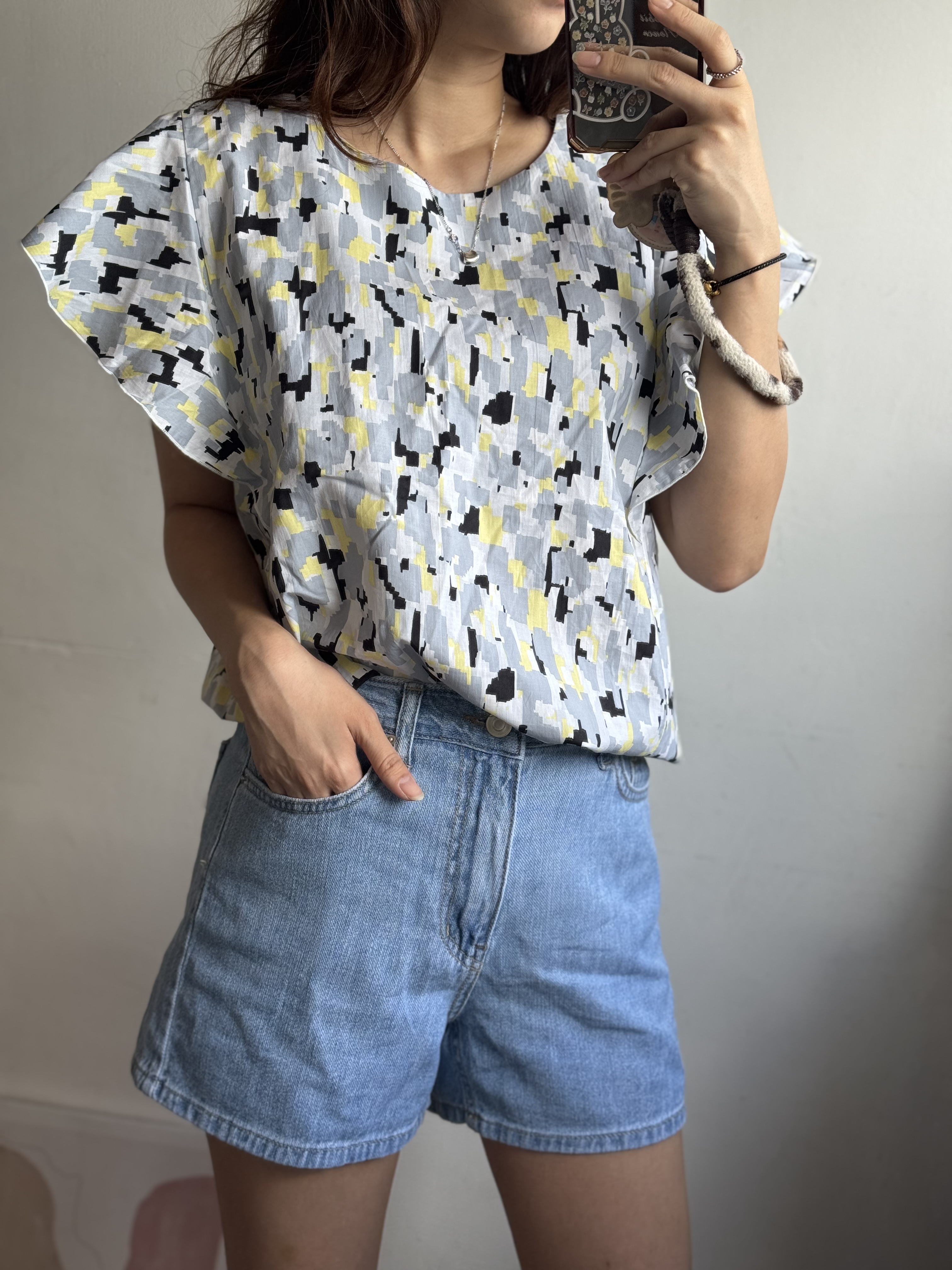 特價 幾何圖案上衣