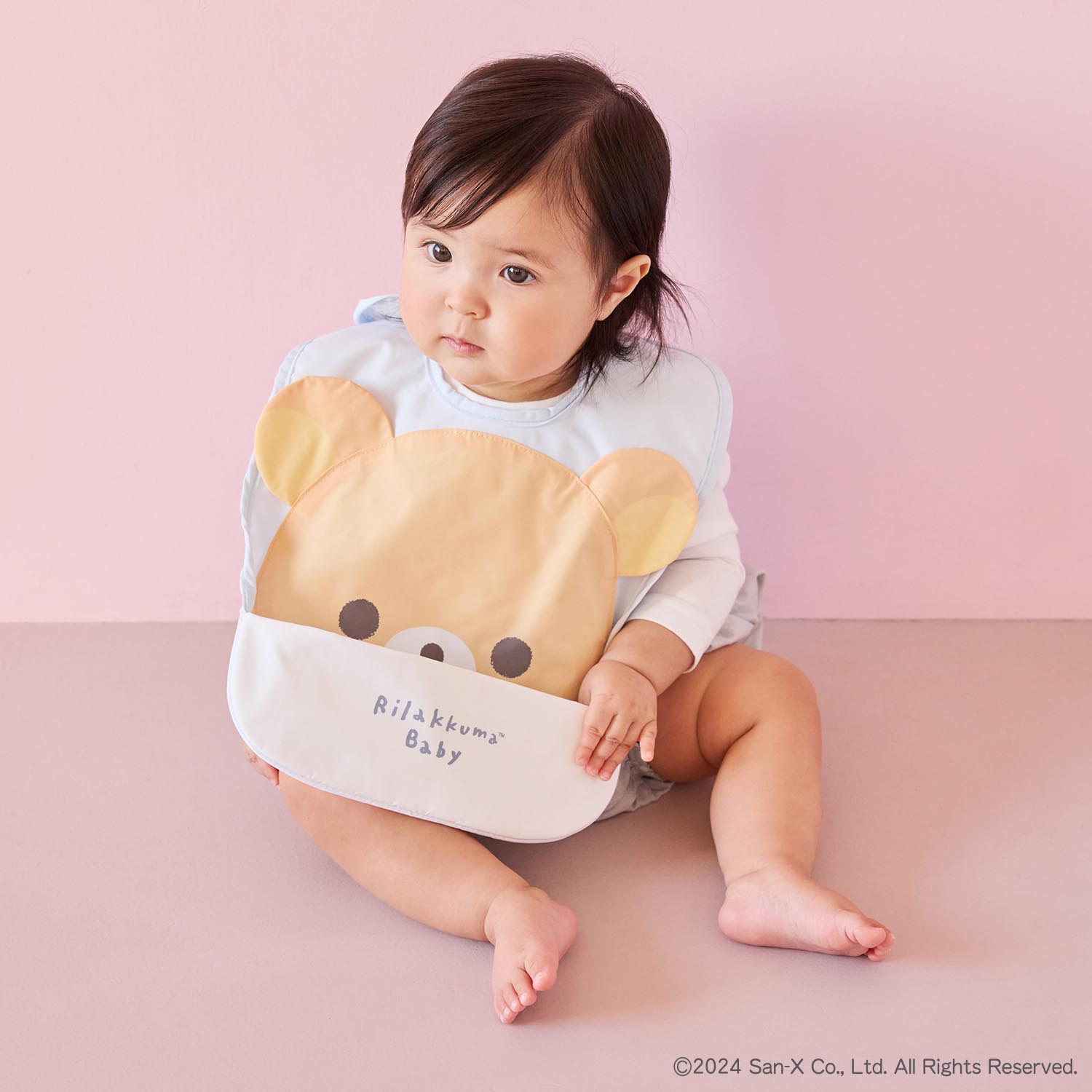 鬆弛熊 Baby 嬰幼兒食飯圍兜／口水肩 (2款）