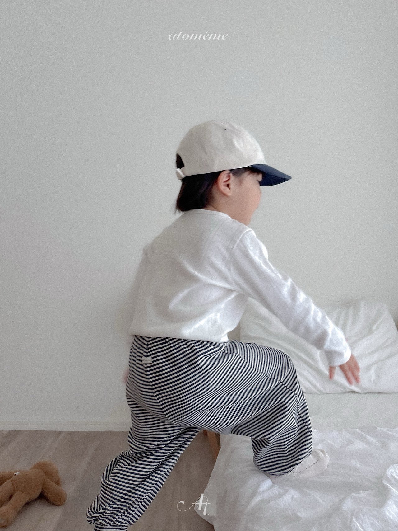 Atomeme | Bunny brown stripe pants