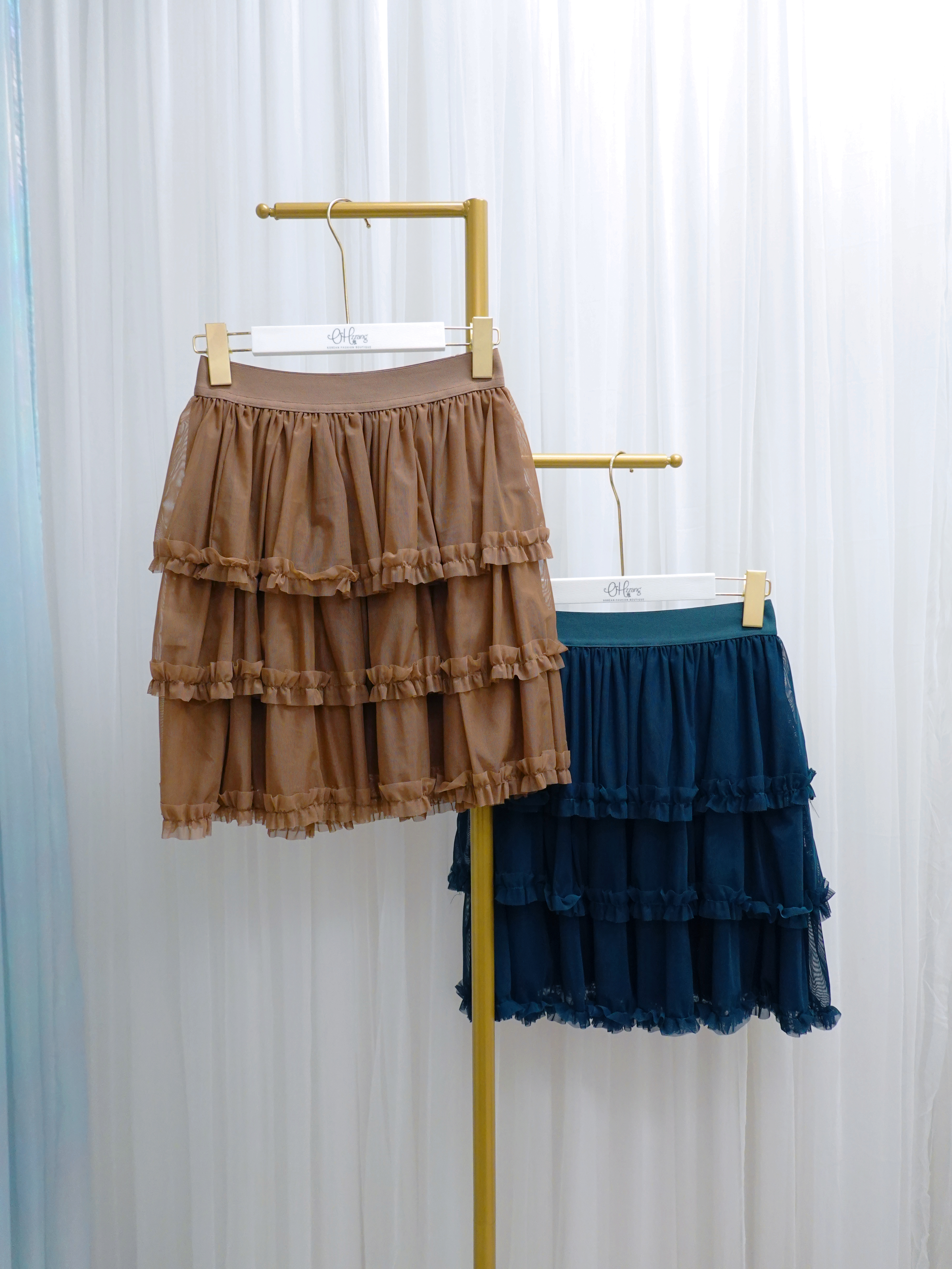 BOT15_09 層層蛋糕紗裙 (2色)