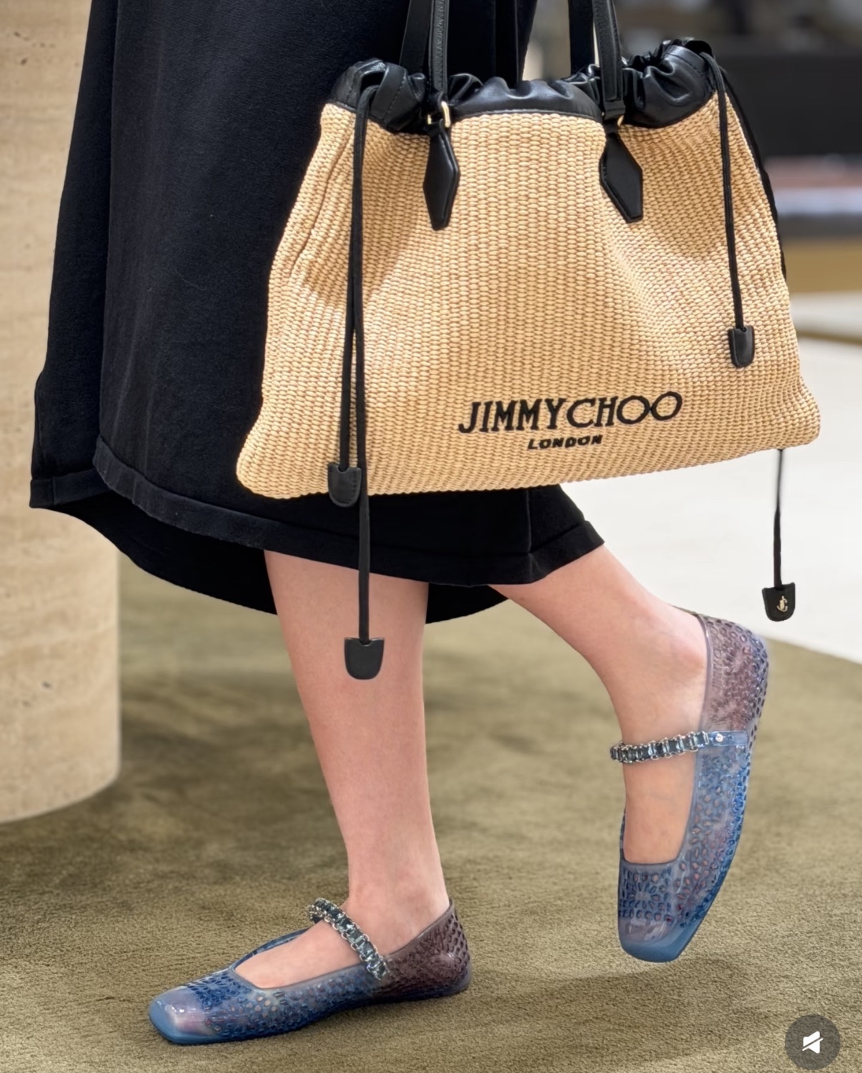 限時優惠✨訂貨📮Jimmychoo 閃石the jelly 防水平底鞋  落雨天☔️可着，好少雨鞋咁lady 🤭  Size 36/37/38/39/40/41