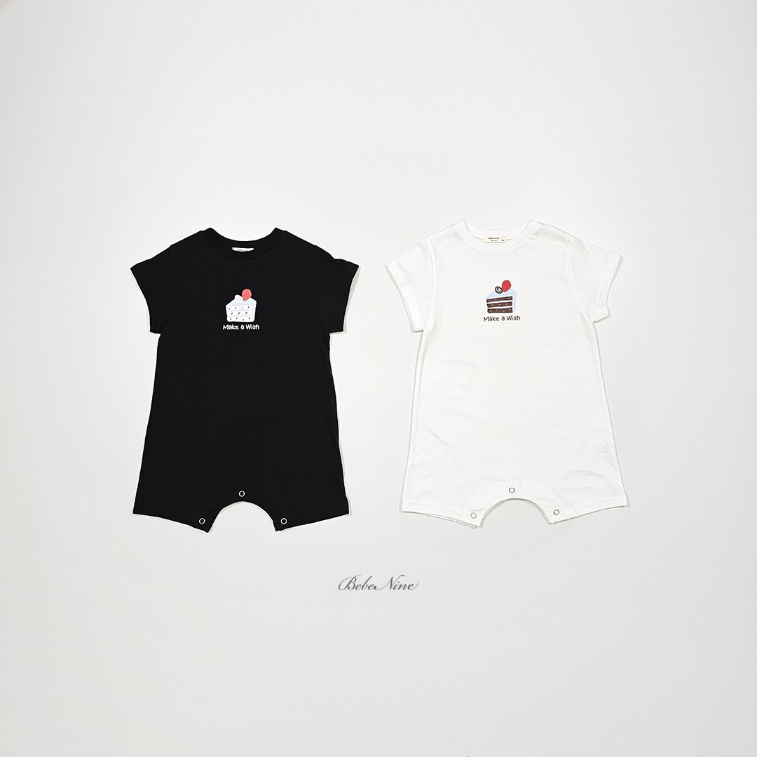 ☀️預訂 韓國直送☀️🇰🇷Bebenine兩色蛋糕印花純棉短袖連身服