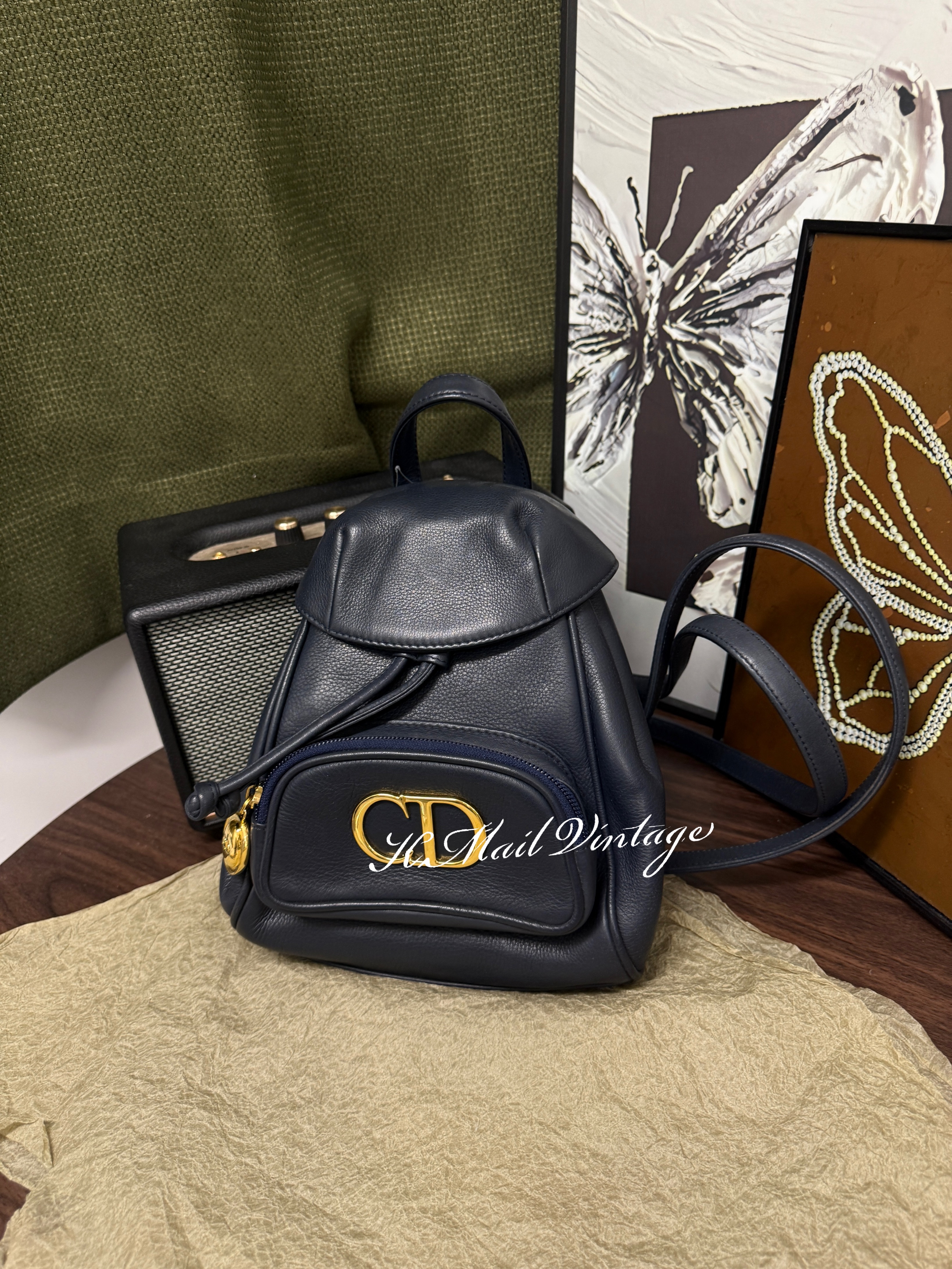 Dior CD Leather Backpack