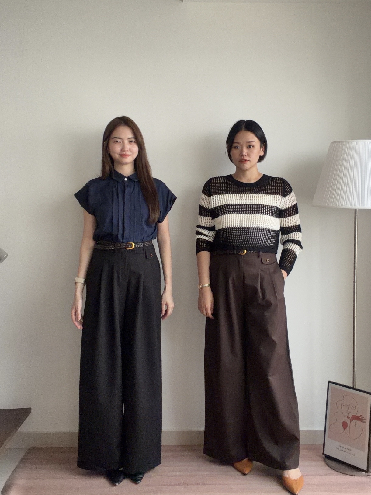 S2030 Wide Leg Long Pants - 3 Colors 
