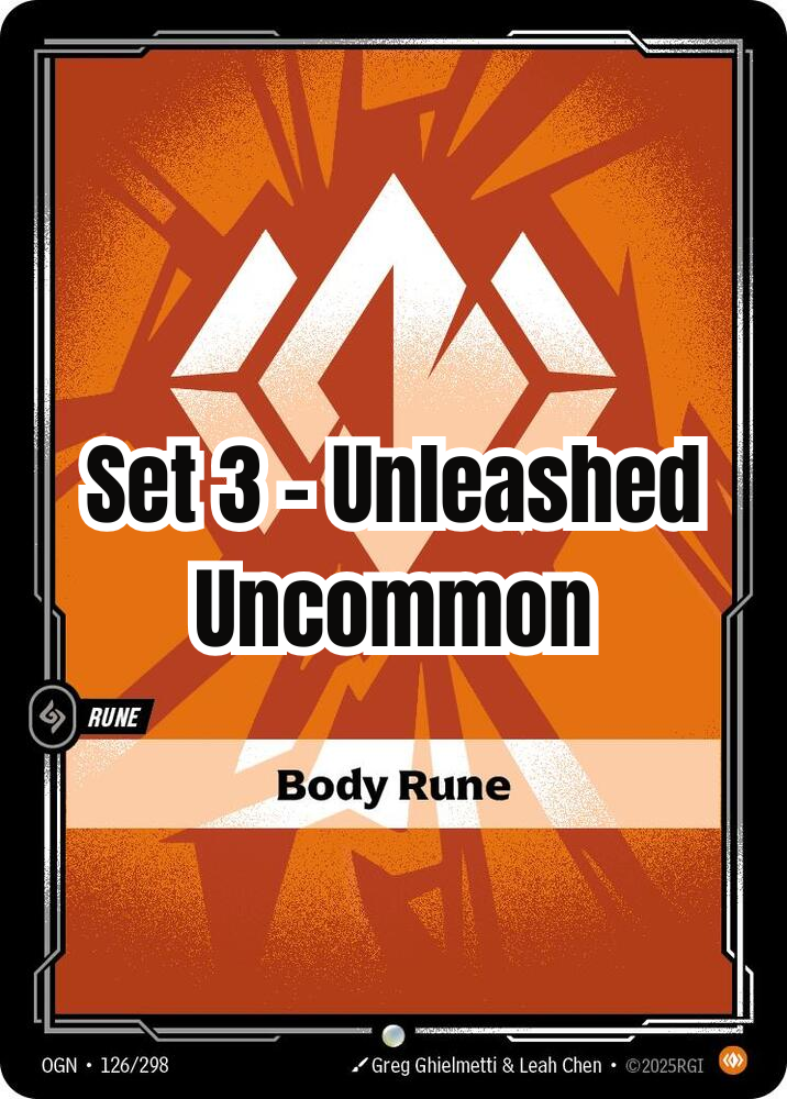 Unleashed - Uncommen - Body Rune (Set 3)