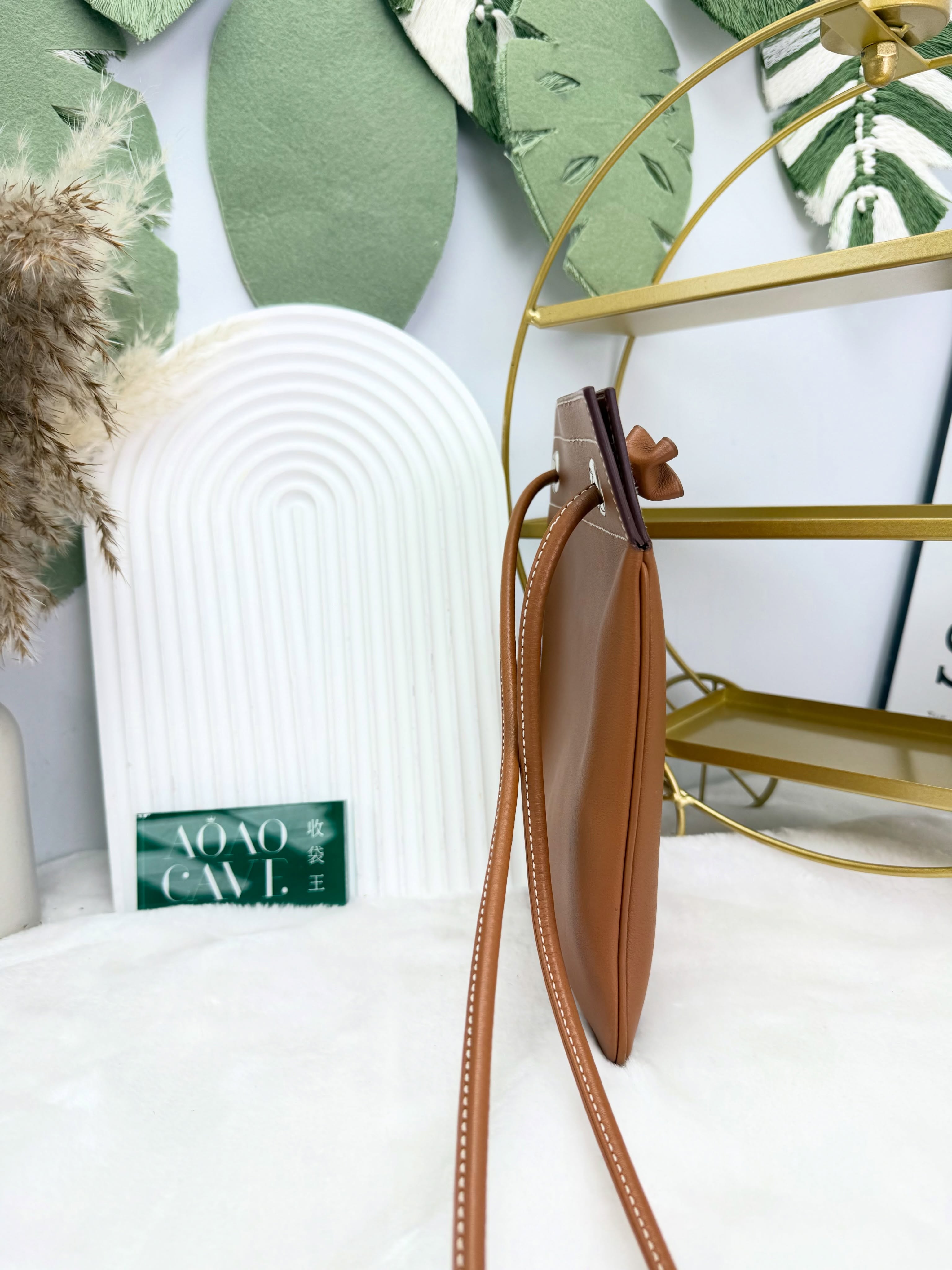 Hermes 👜 PRE OWNED 🛍️gold Aline mini U stamp 全套有單  配件 -塵袋、盒、單🫶🏻