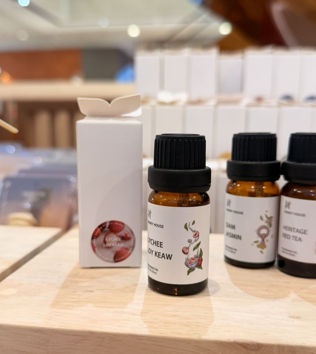 泰國hanky house荔枝精油天然植物擴香薰10ml