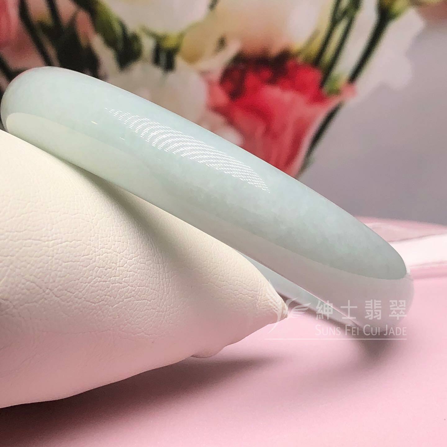 擺三橋蘋果綠福鐲59mm