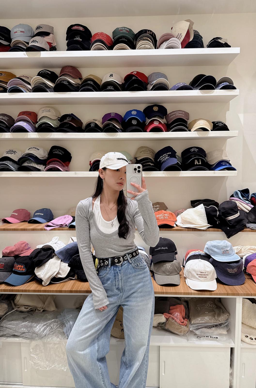 刺繡立體字明線Cap