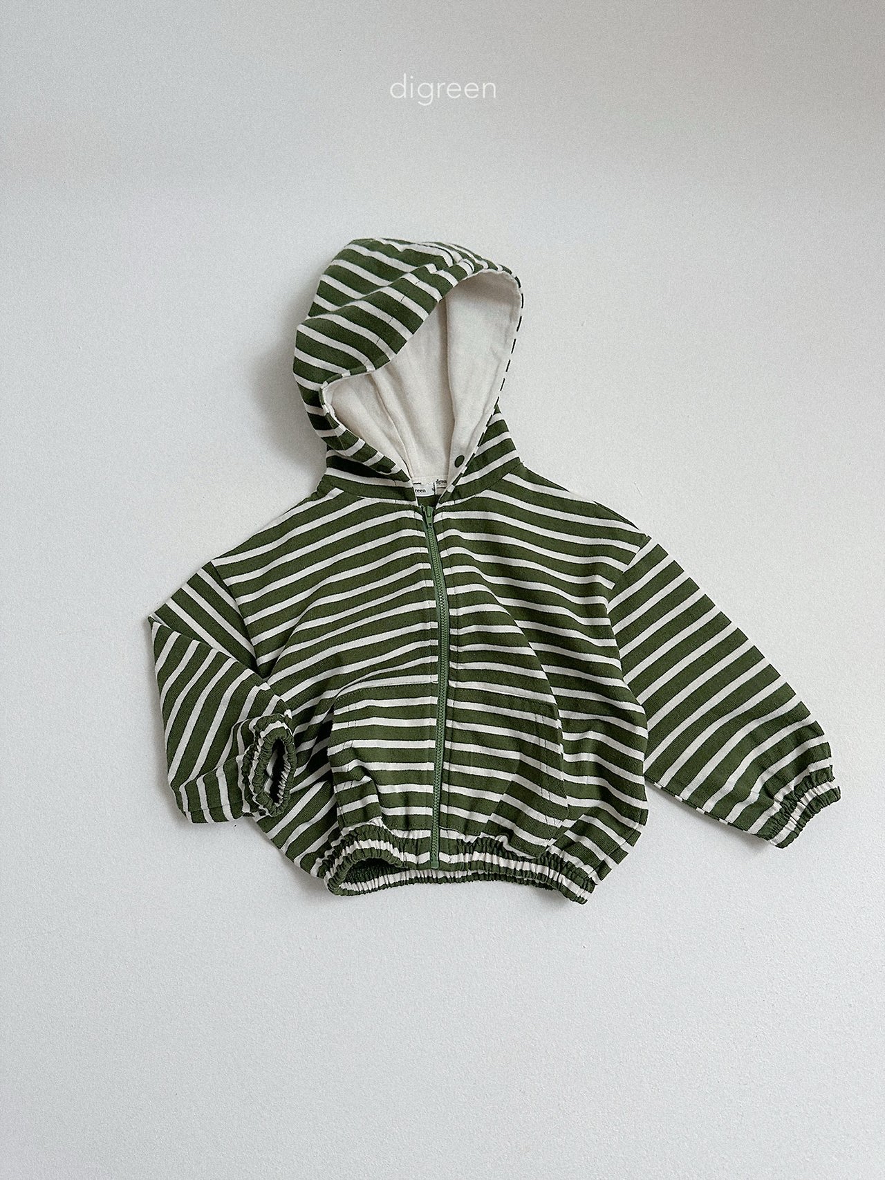 Digreen | candy hood zip-up 