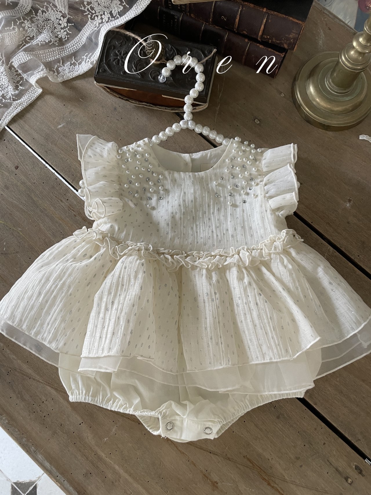 Roel Pearl Suit & Roel Pearl Dress