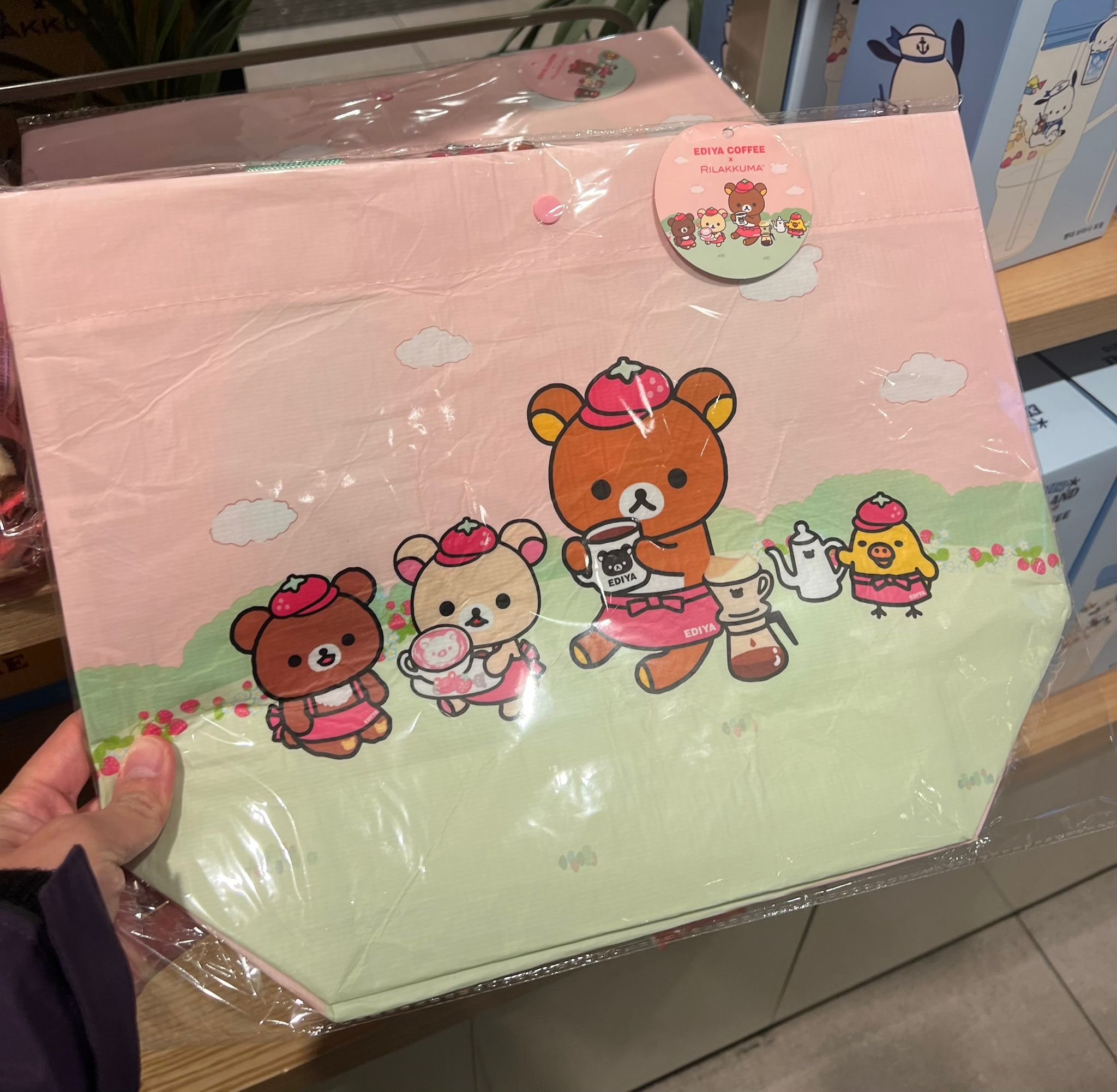 EDIYA Coffee x 鬆弛熊環保袋