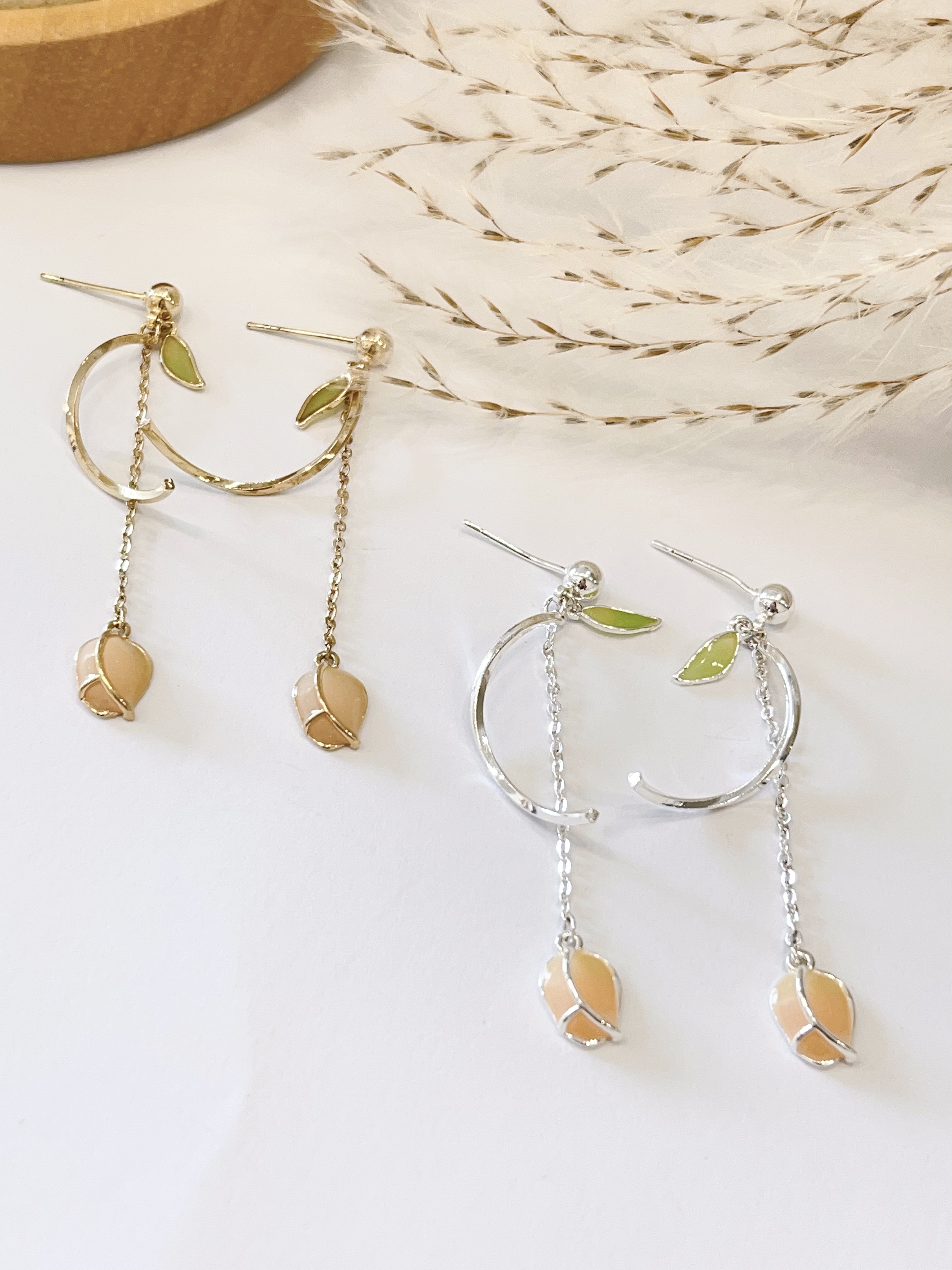 郁金香流苏耳环🌷