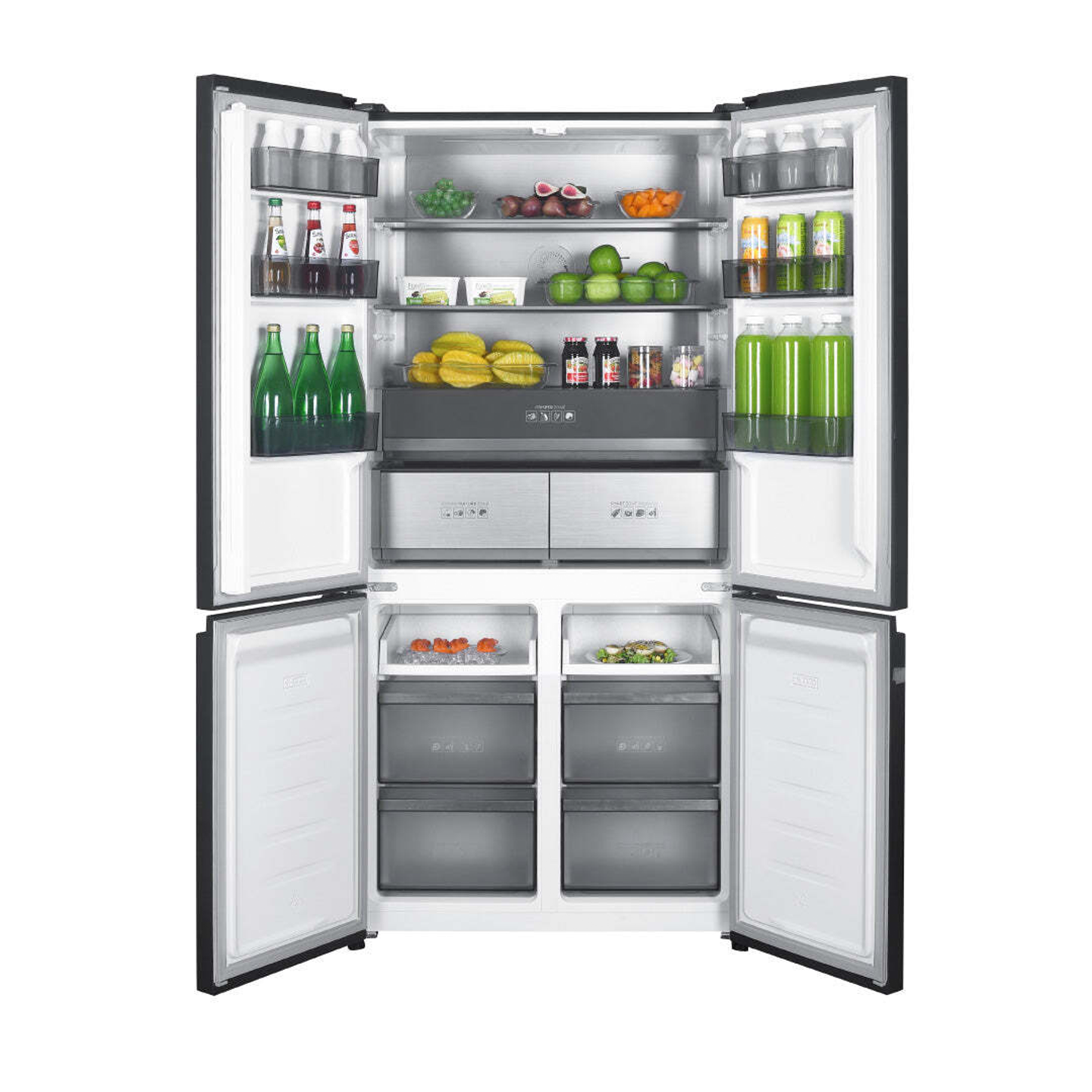 Elba 650L Perfectfit 4 Door Refrigerator EMR-R6550IN(GR)