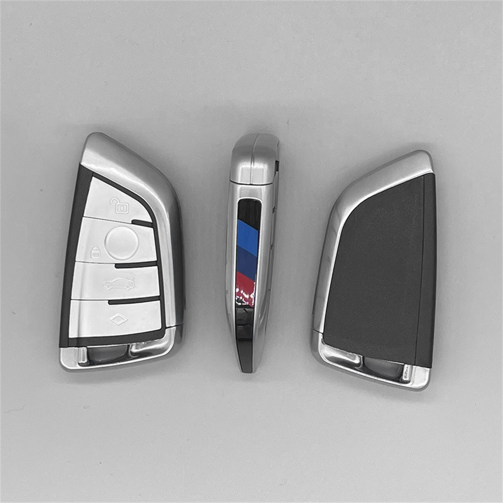 適用於寶馬汽車鑰匙殼 刀鋒4鍵G底盤外殼（金屬彩邊） UA0545