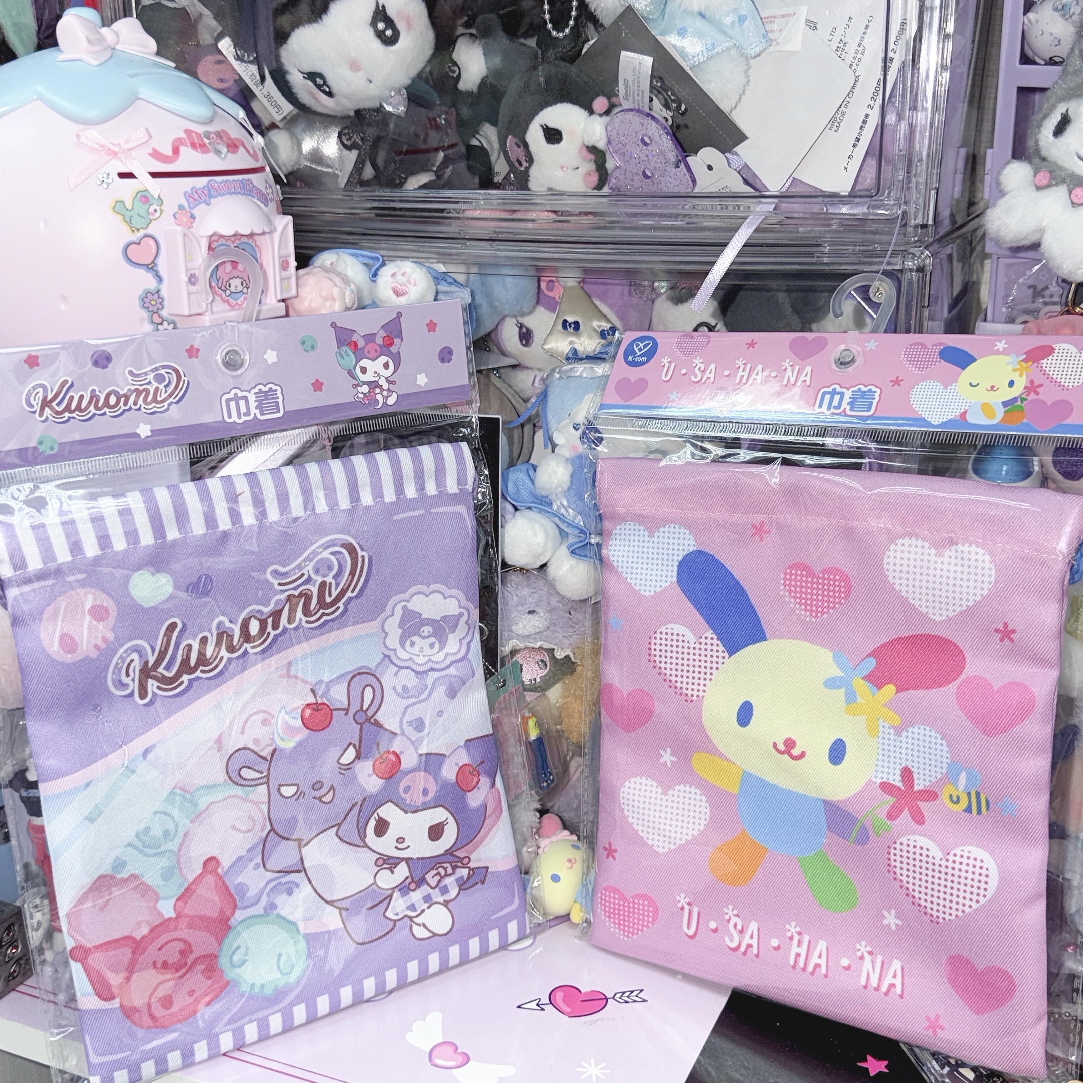 Sanrio 索袋 size 約19x19cm