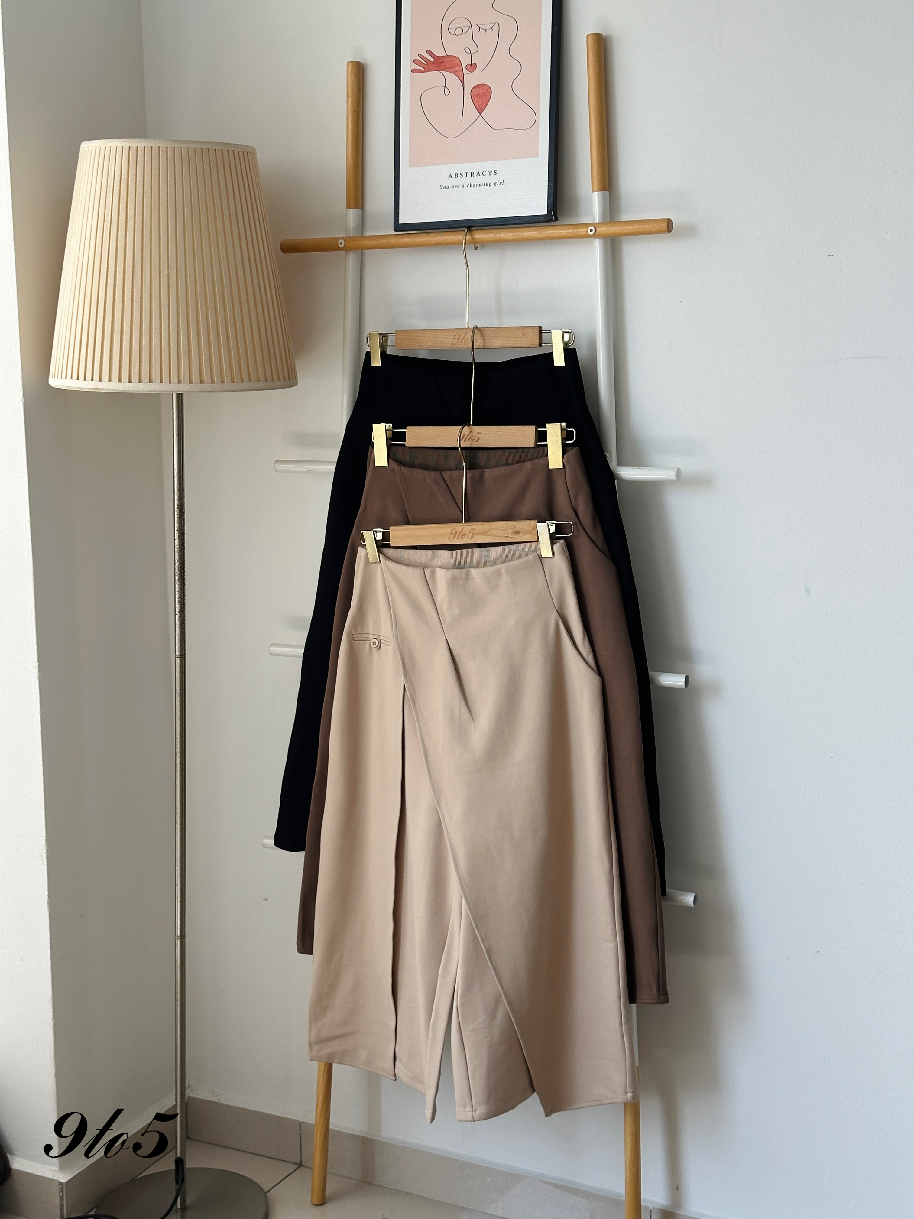 S1780 Overlap Long Pants - 3 Colors