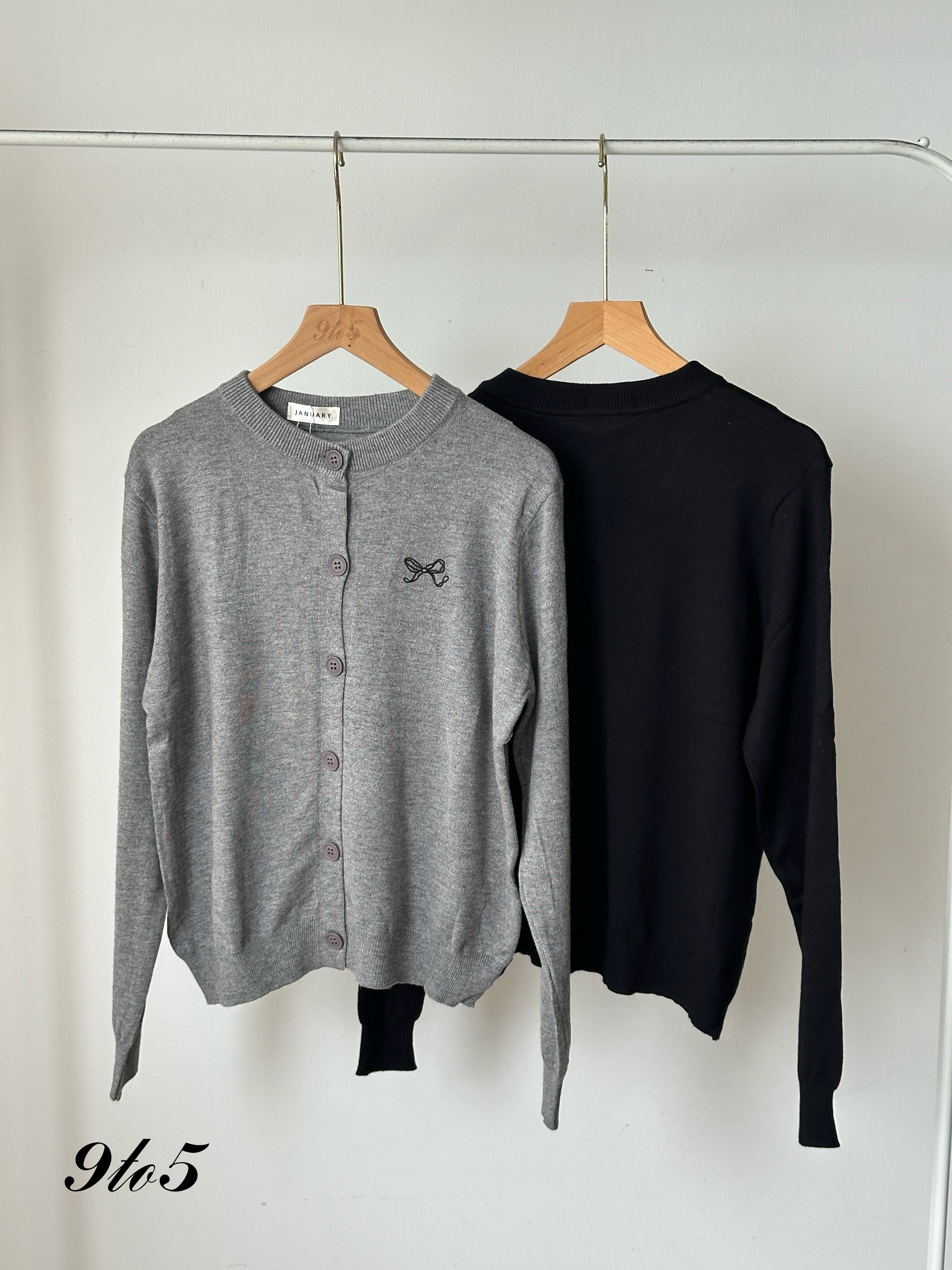 T3983 Long Sleeve Cardigan - 5 Colors