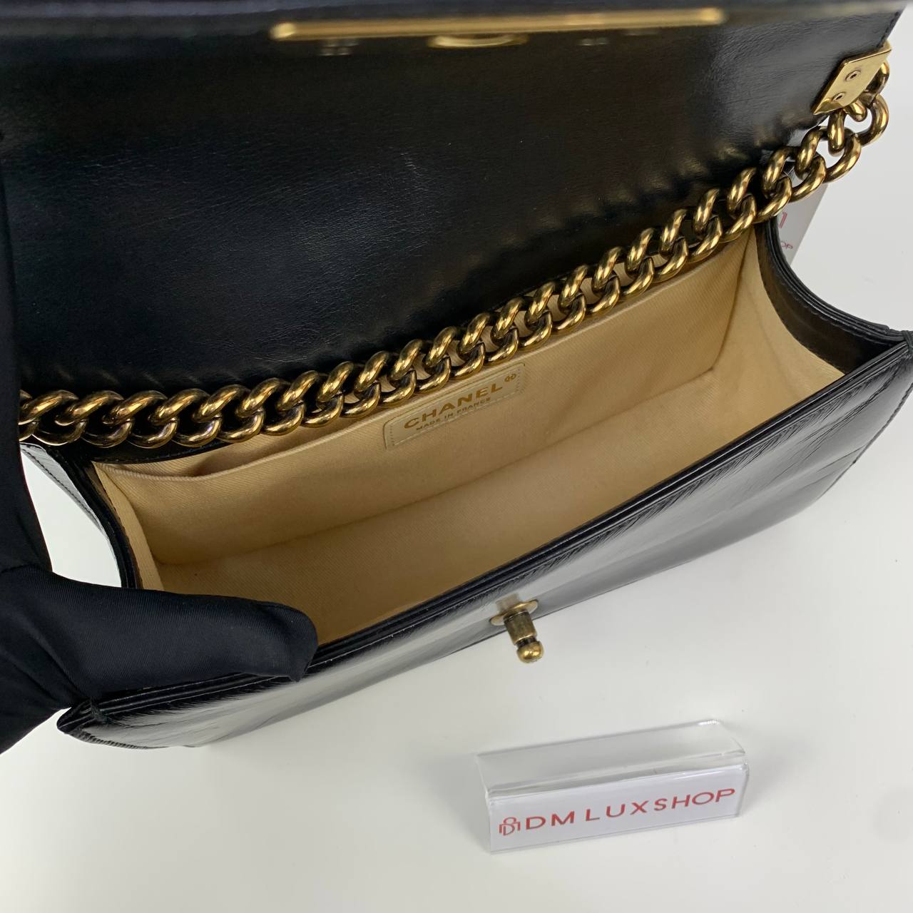 Chanel Boy Medium GHW (Serial 17, Year2013)