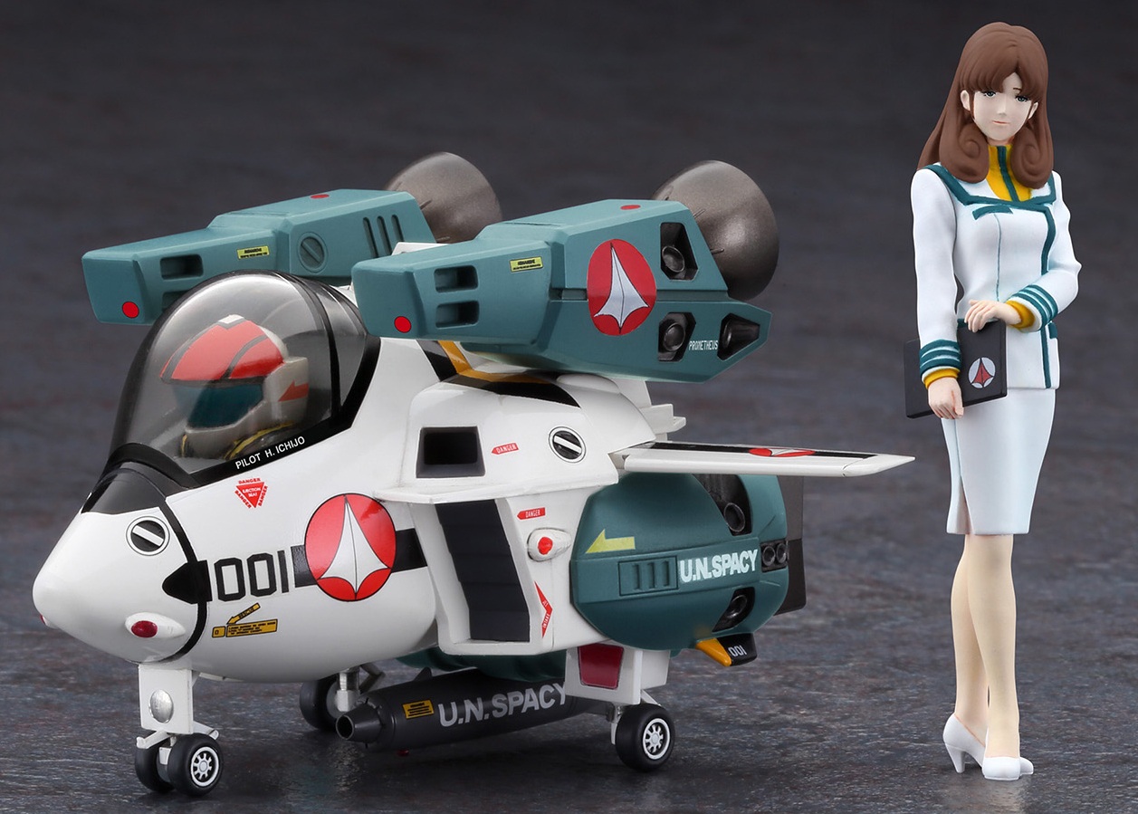 1/24 Misa Hayase w/VF-1S Super Valkyrie Egg Plane