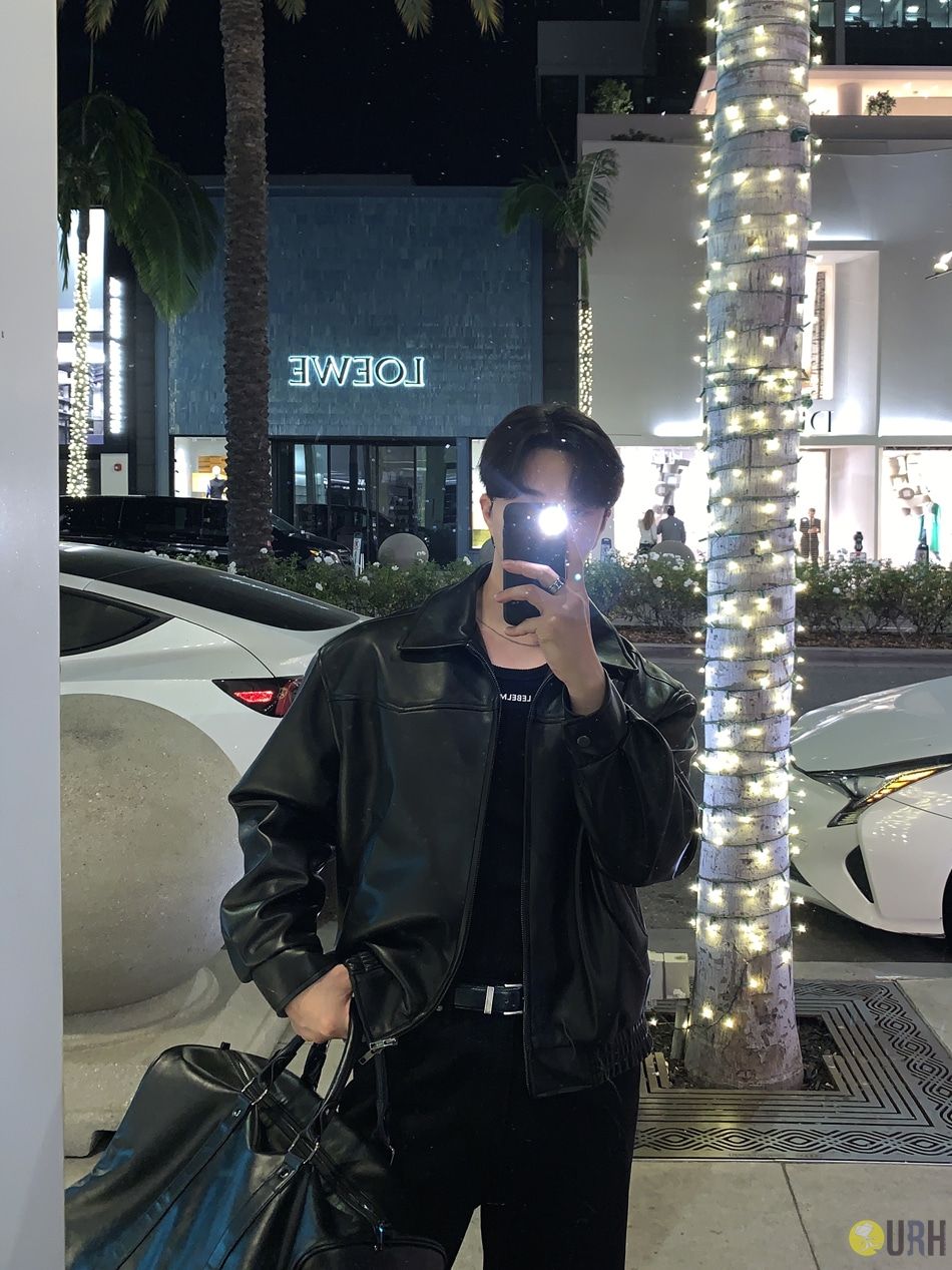 【100%保證韓國直送】韓國品牌原創系列 經典皮革大容量 Boston Big Travel Bag 👜 [Black] RL114885