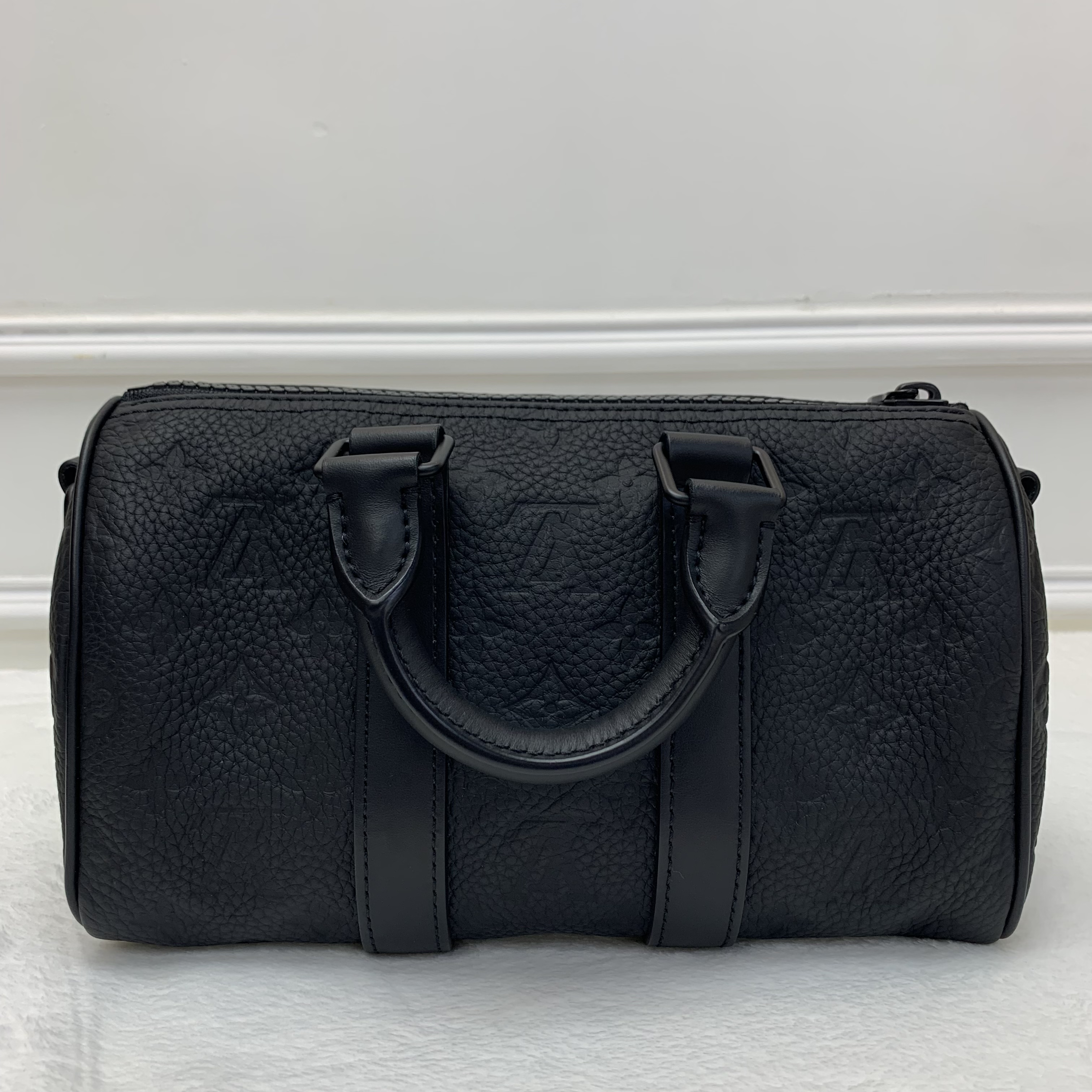 Full set超新淨✨LV Keepall 25 黑色壓紋