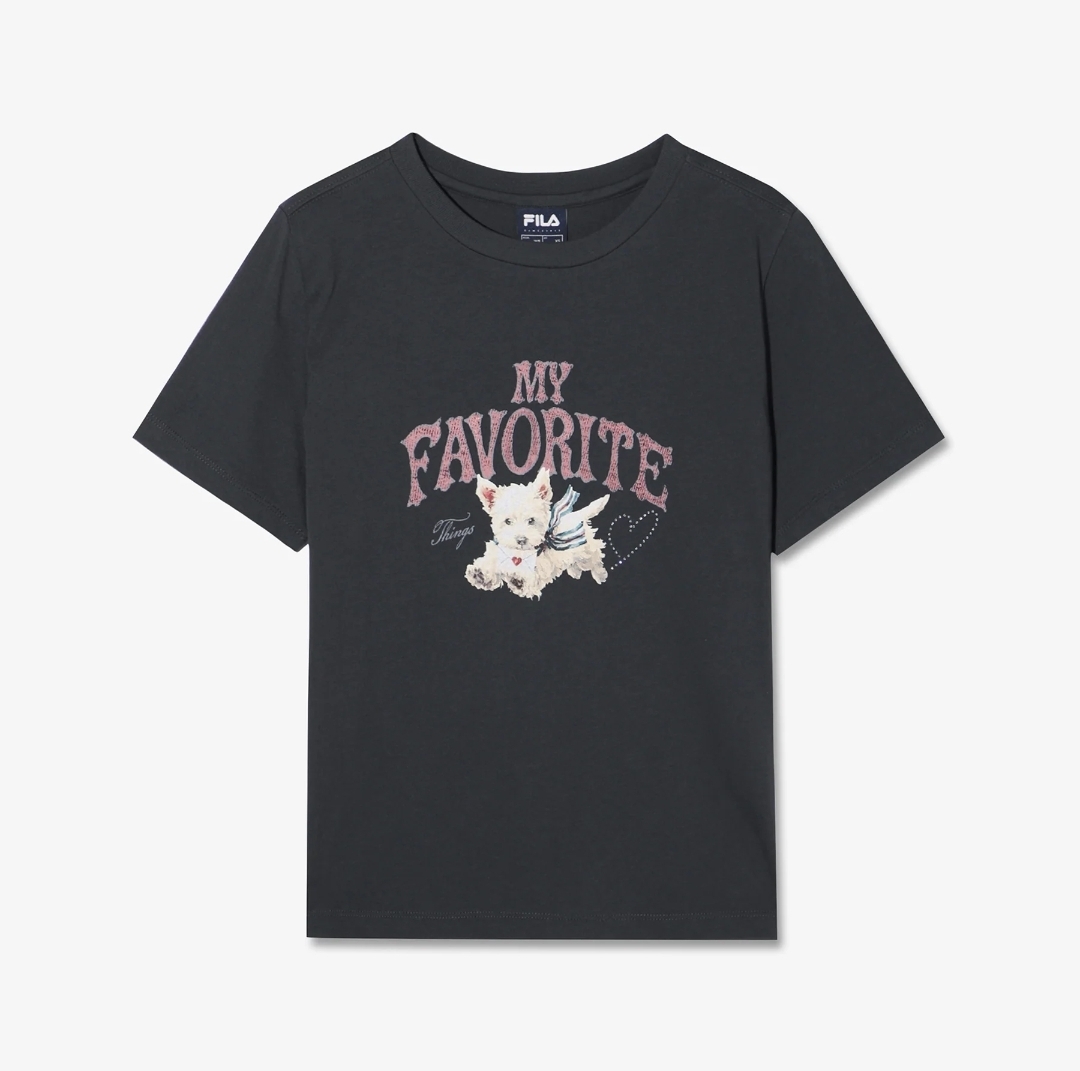 FILA Korea MY Favorite Puppy Tee⁠ 🐶(女裝Regular Fit)