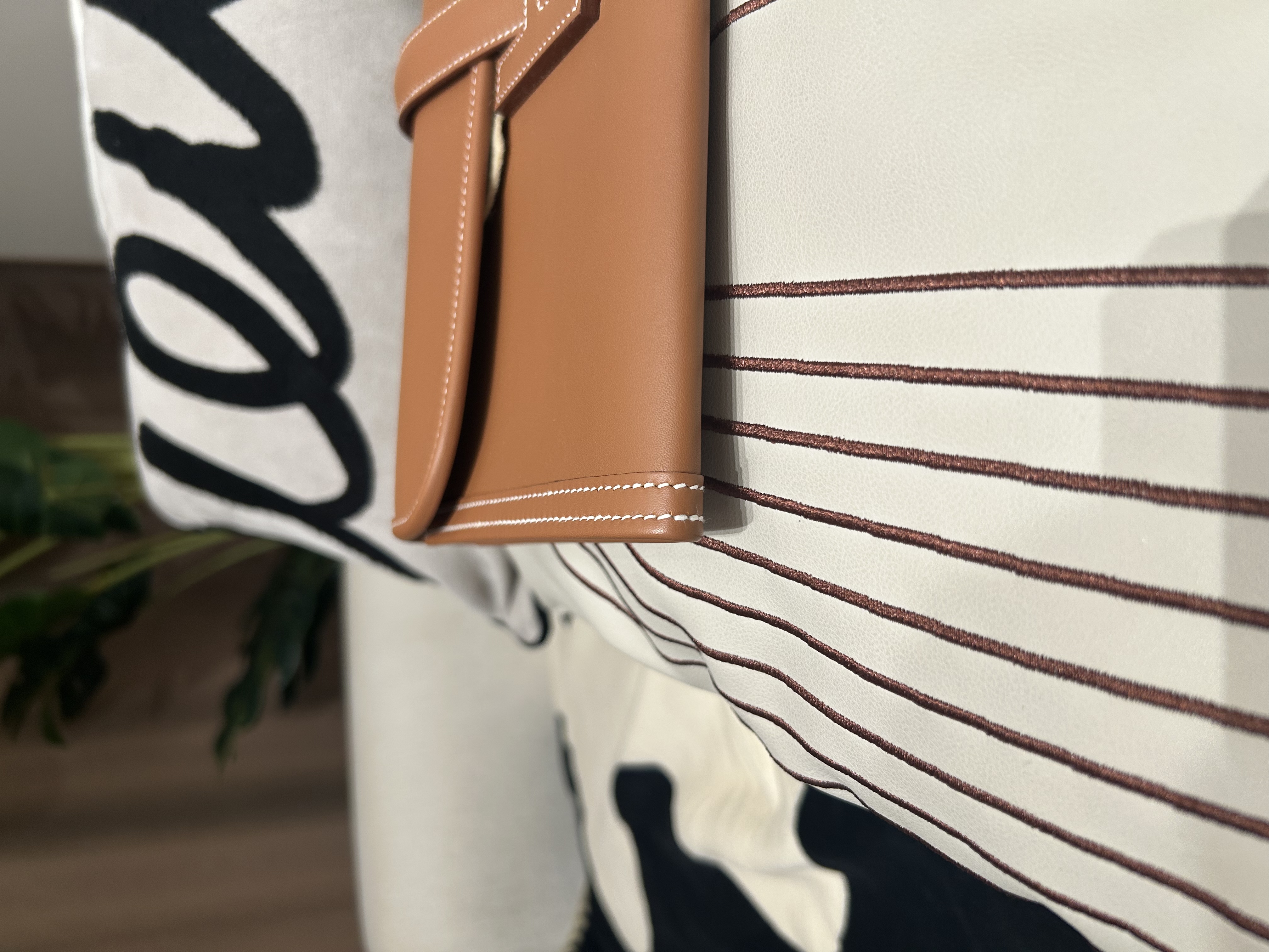 HERMES Jige Elan 29 Stamp U Clutch gold Calfskin 100%Authentic, 99%new ✅box