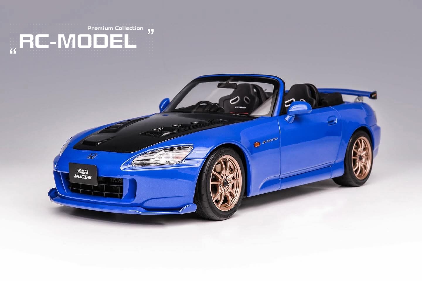  *PRE-ORDER MOTORHELIX 1/18 Honda S2000 (AP2) MUGEN *Apex Blue