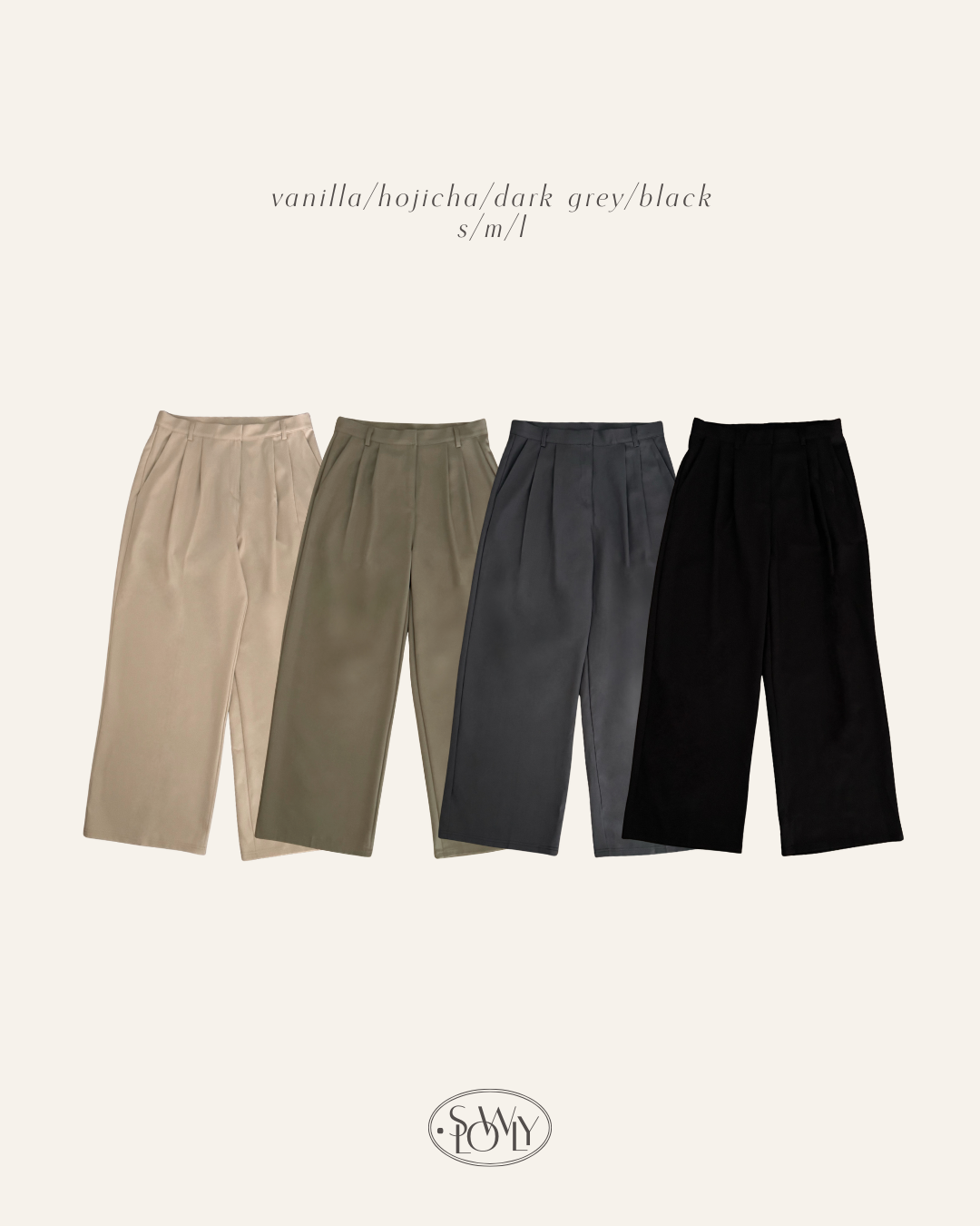 [2 VER.][四季可穿!]滑滑垂感西裝長褲(四色入/五個尺碼/兩個長度)