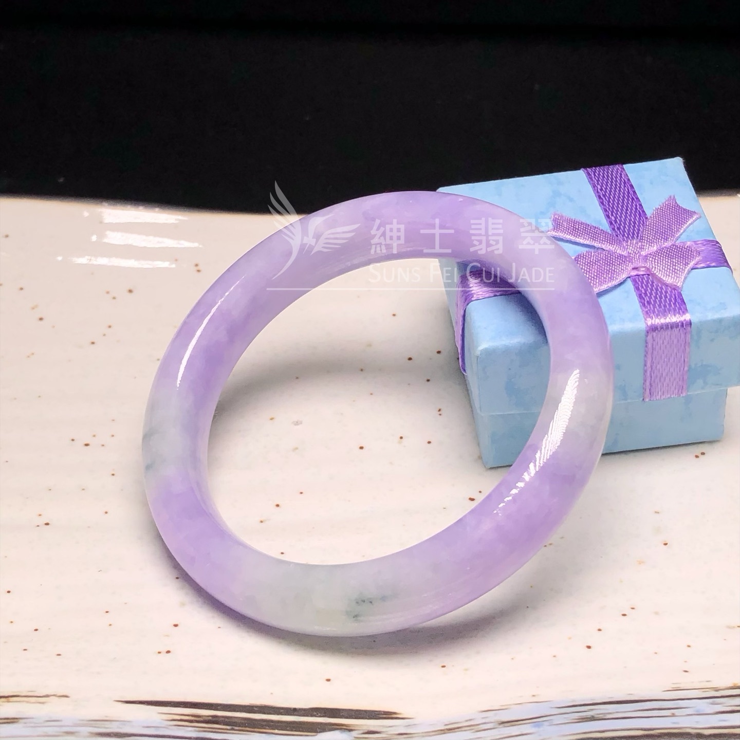 木那藍紫飄花福鐲54.5mm C06160