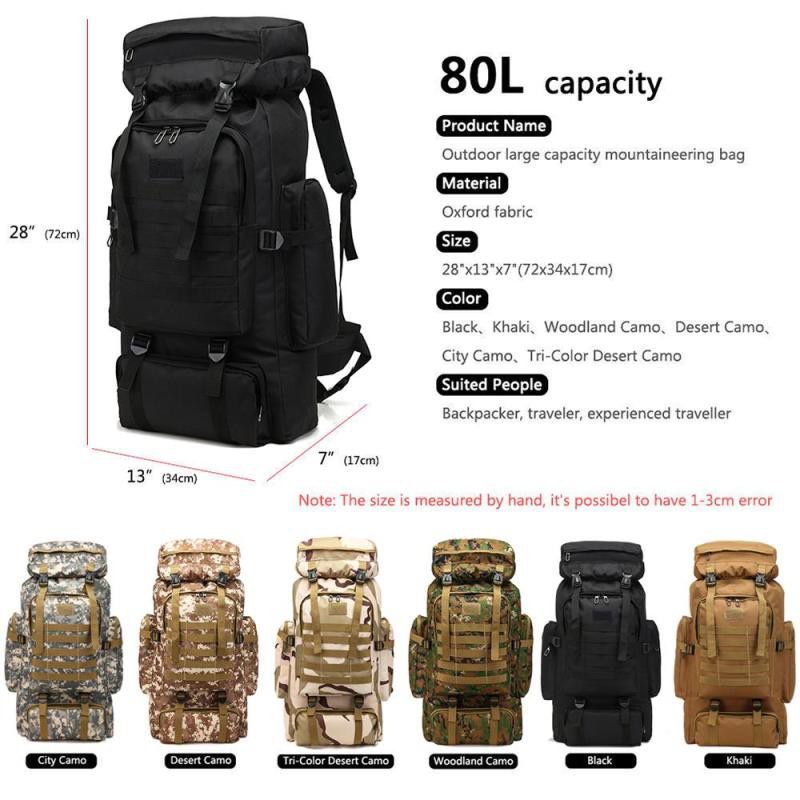 80 L Trekking Backpack / Hiking Backpack