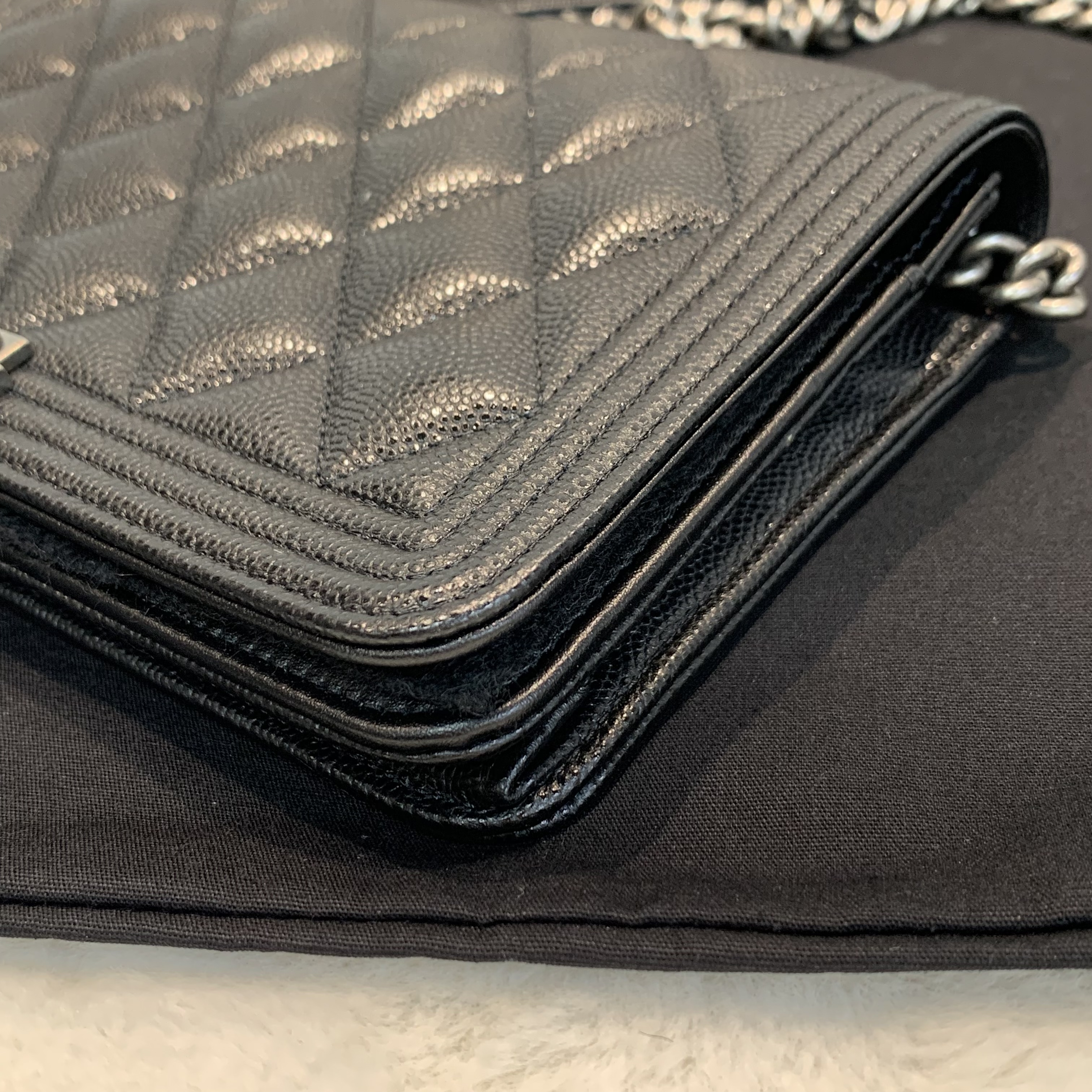 CHANEL經典熱賣款❤️‍🔥Leboy woc 黑色銀扣
