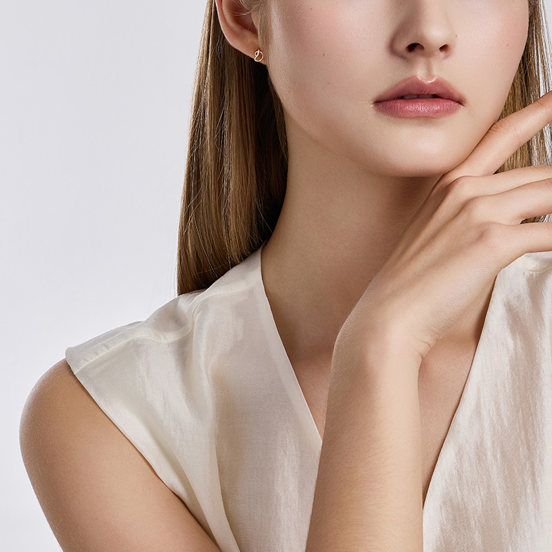 DIDIER DUBOT Miss Doux Rose Gold 玫瑰金耳環 (JDRER6S15XX)