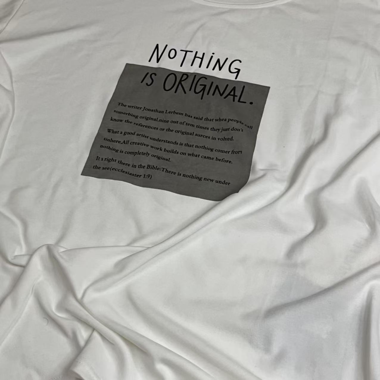 TS2004#7916  [Unisex]  Exclusive Cotton T-shirt