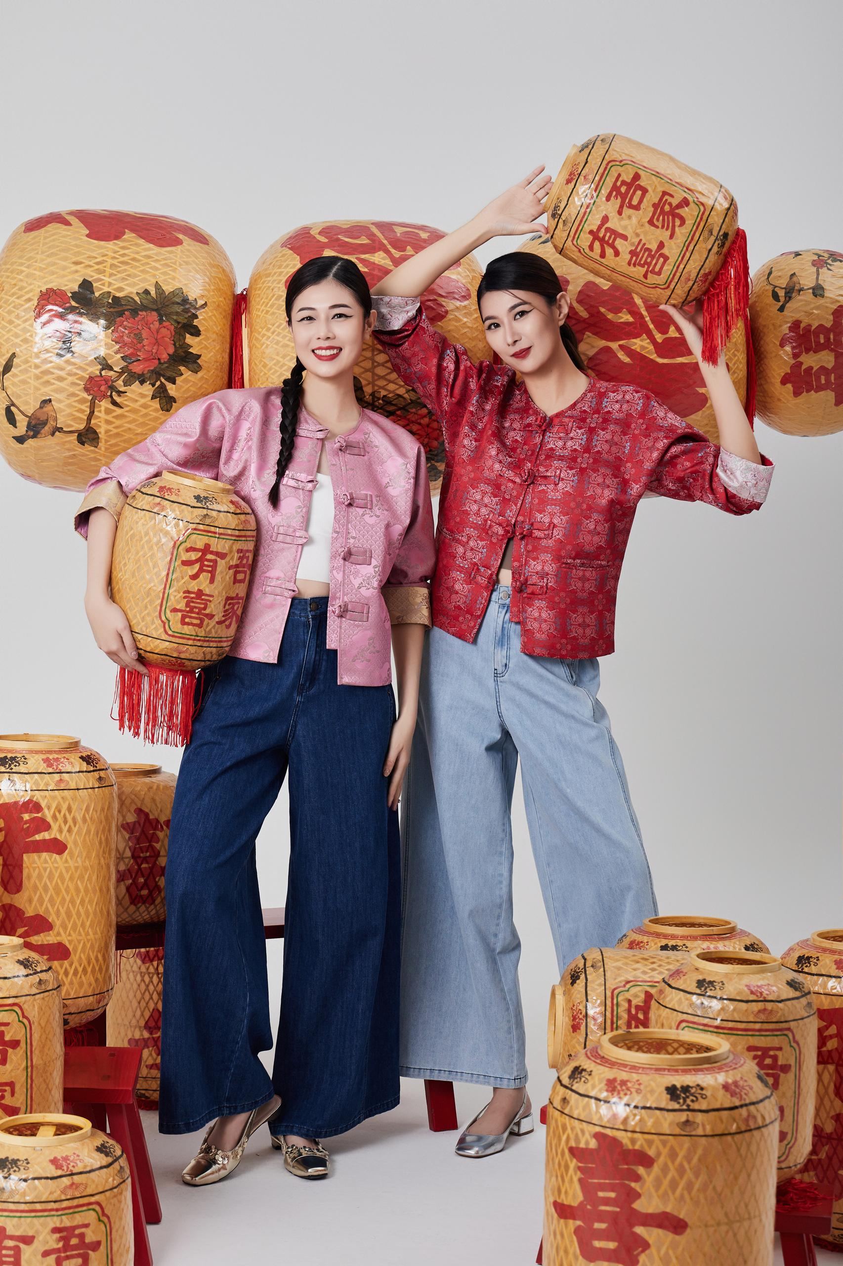 精致图案旗袍外套 2635