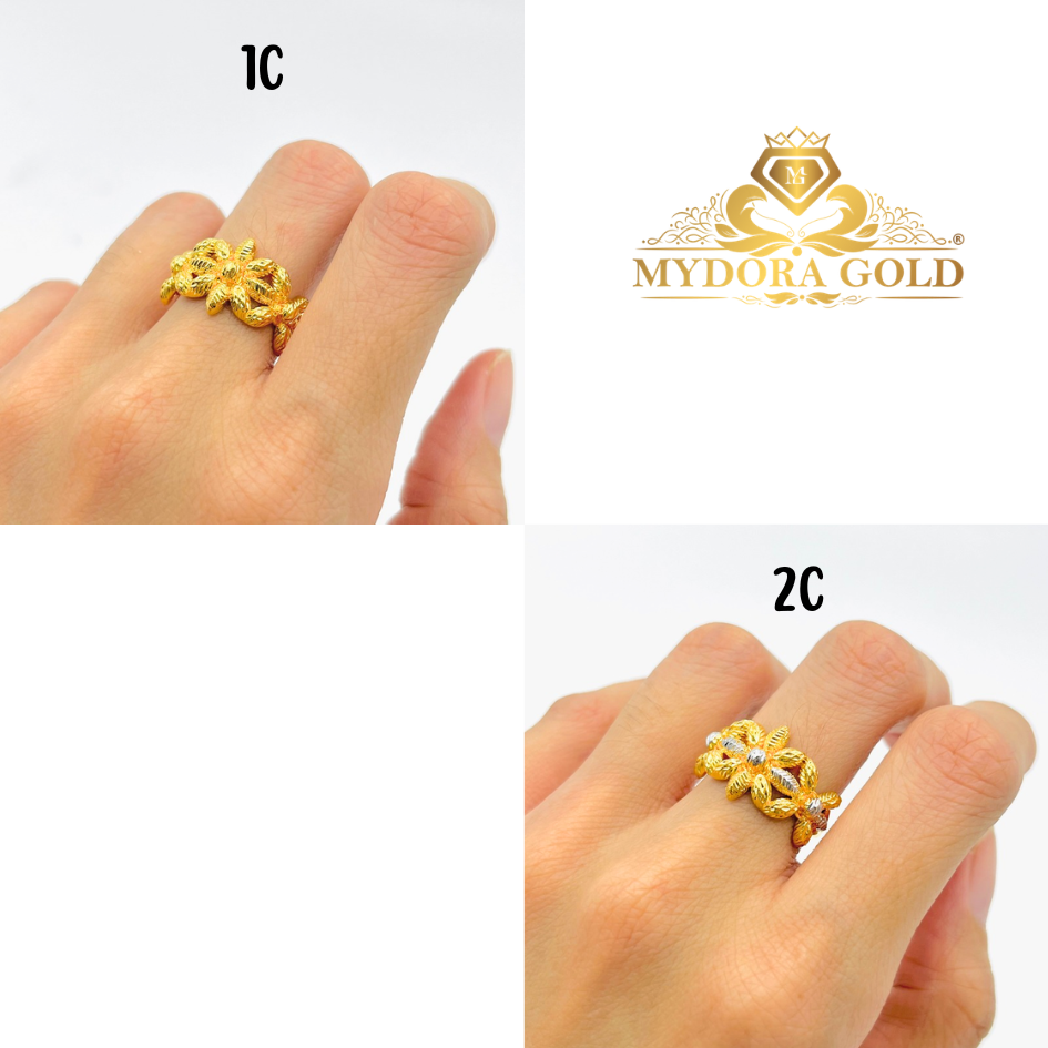 MYDORA Cincin Bunga Daisy (5G) l EMAS 916/22K