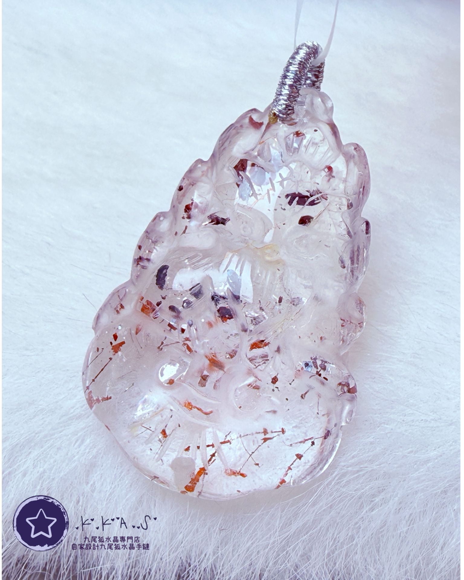 K00192 超七 如意狐 - 吊墜/手牌兩用款