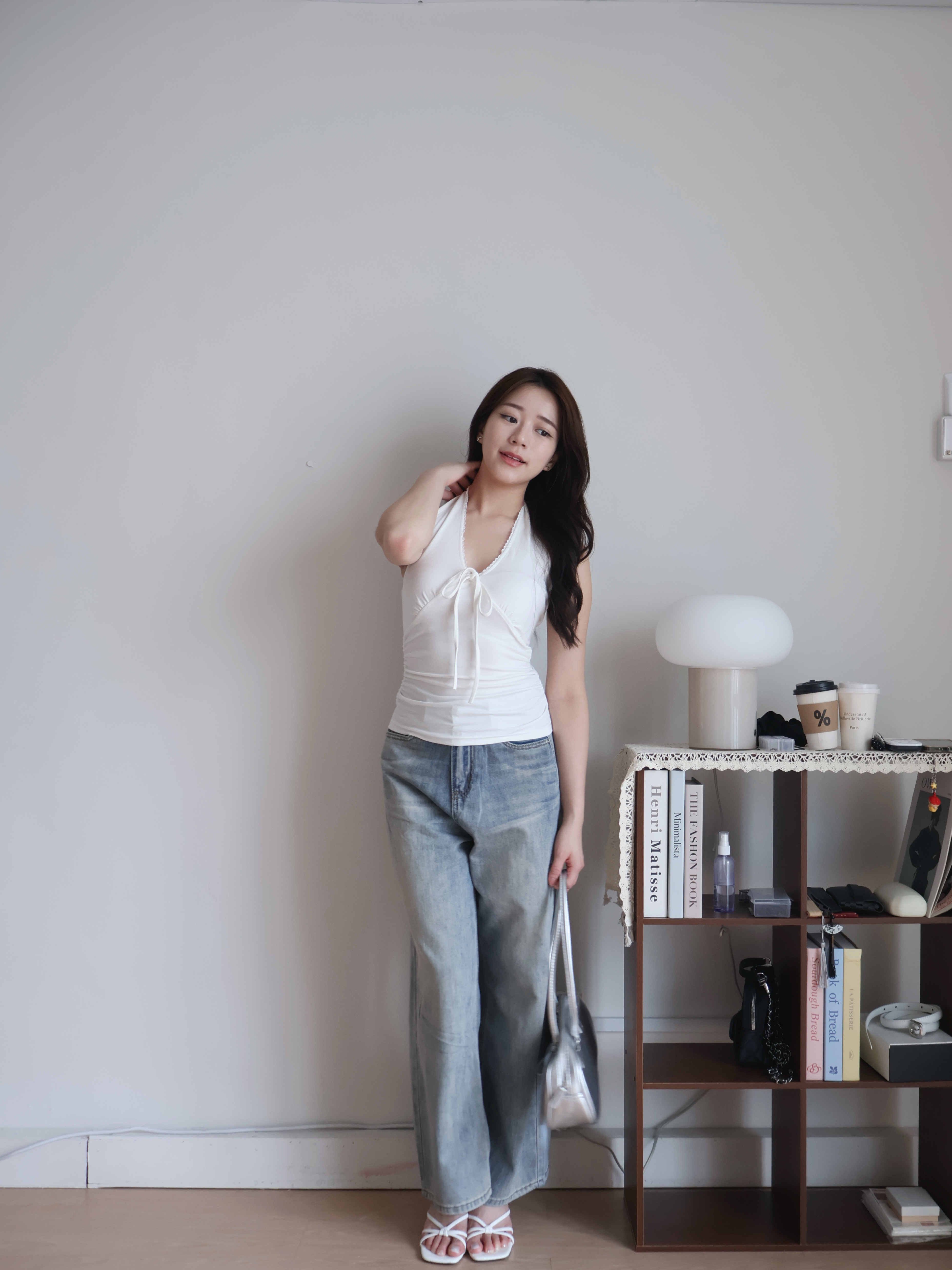 Gracie Halter Top | White