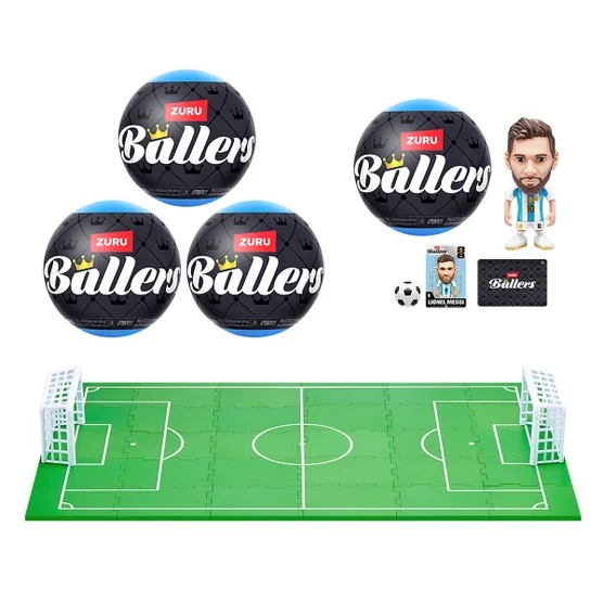 🏆 [2026世界盃限定] FIFA Ballers Figures 足球球星公仔盲盒 (4入) - 加拿大限定 Series 1 (美斯/麥巴比/卡尼)